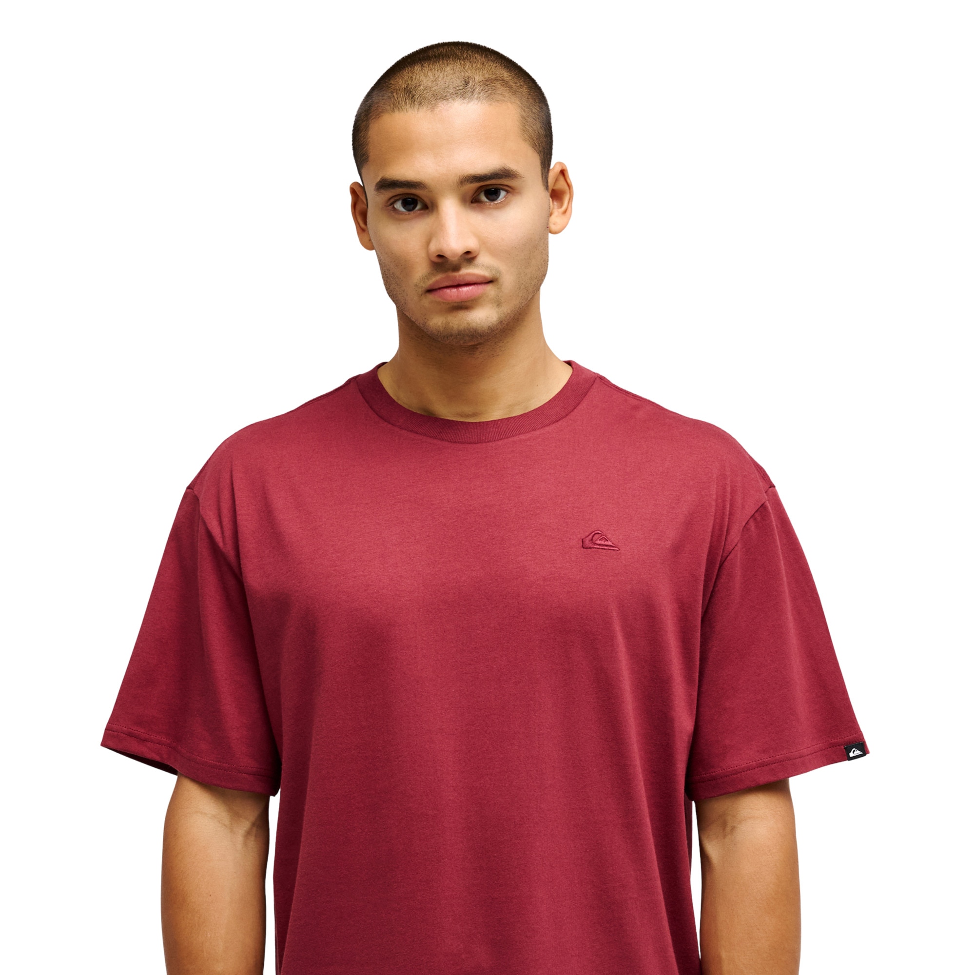 Camiseta de hombre Salt Water Quiksilver - Rojo cereza Rojo cereza-4