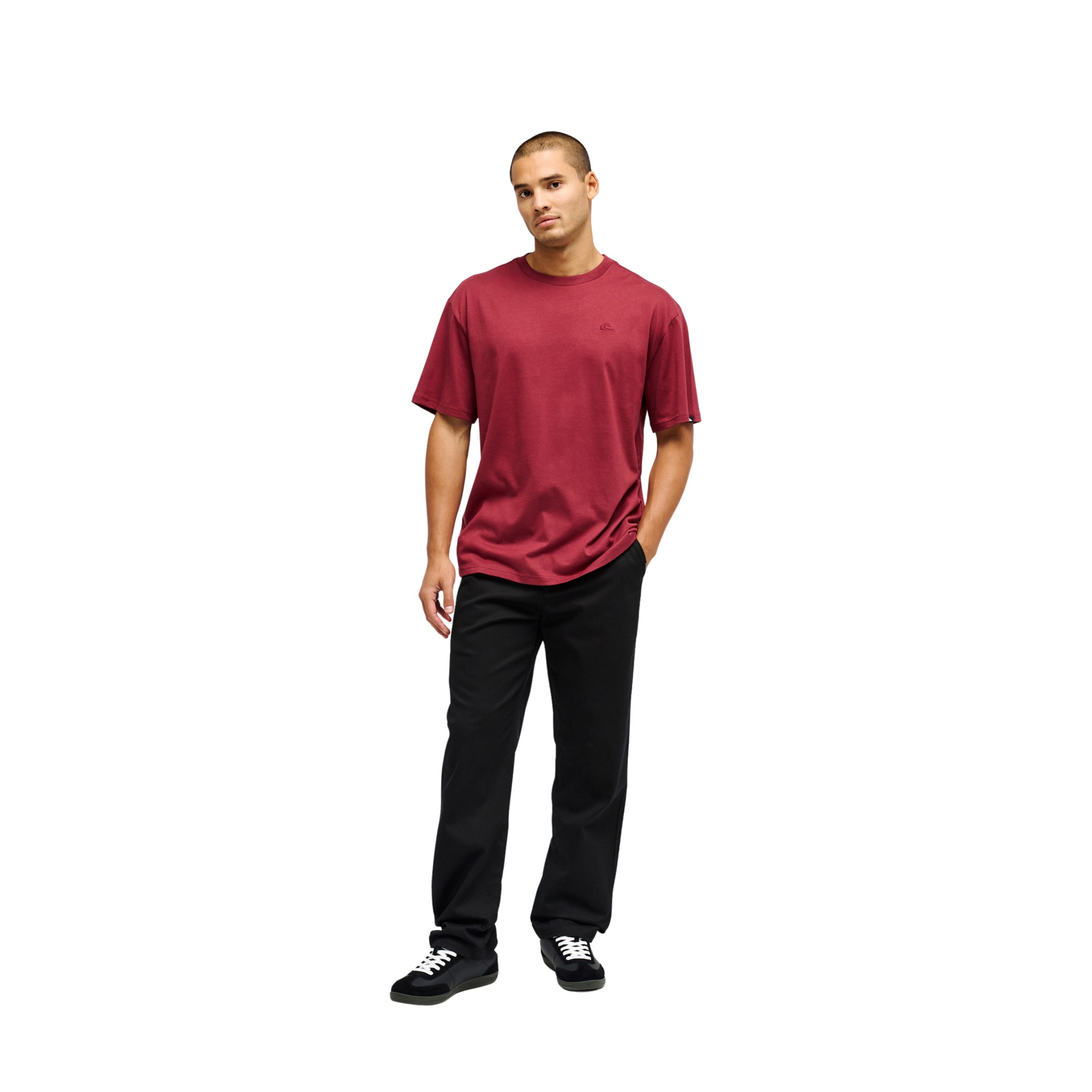 Camiseta de hombre Salt Water Quiksilver - Rojo cereza Rojo cereza-5