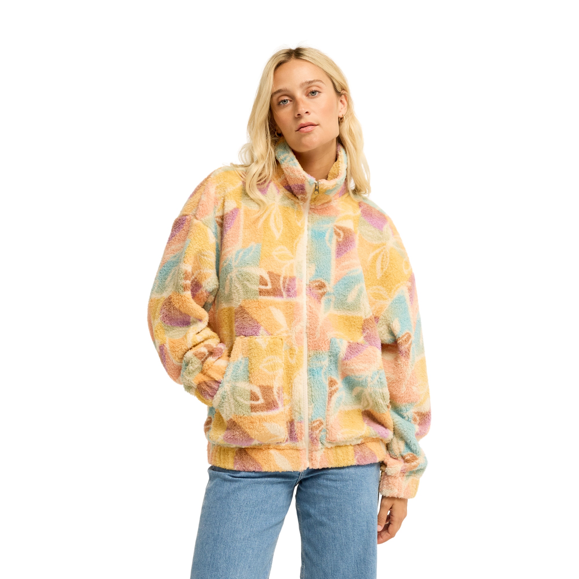 Imagen 1 de Forro polar de mujer First Light Billabong - Blanco Blanco