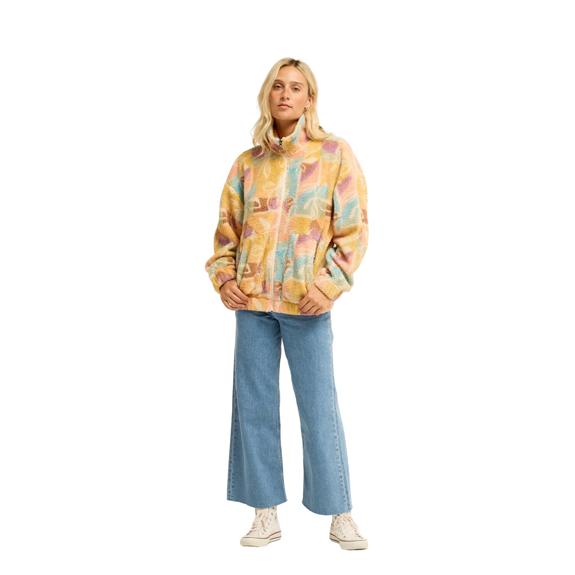 Imagen 2 de Forro polar de mujer First Light Billabong - Blanco Blanco