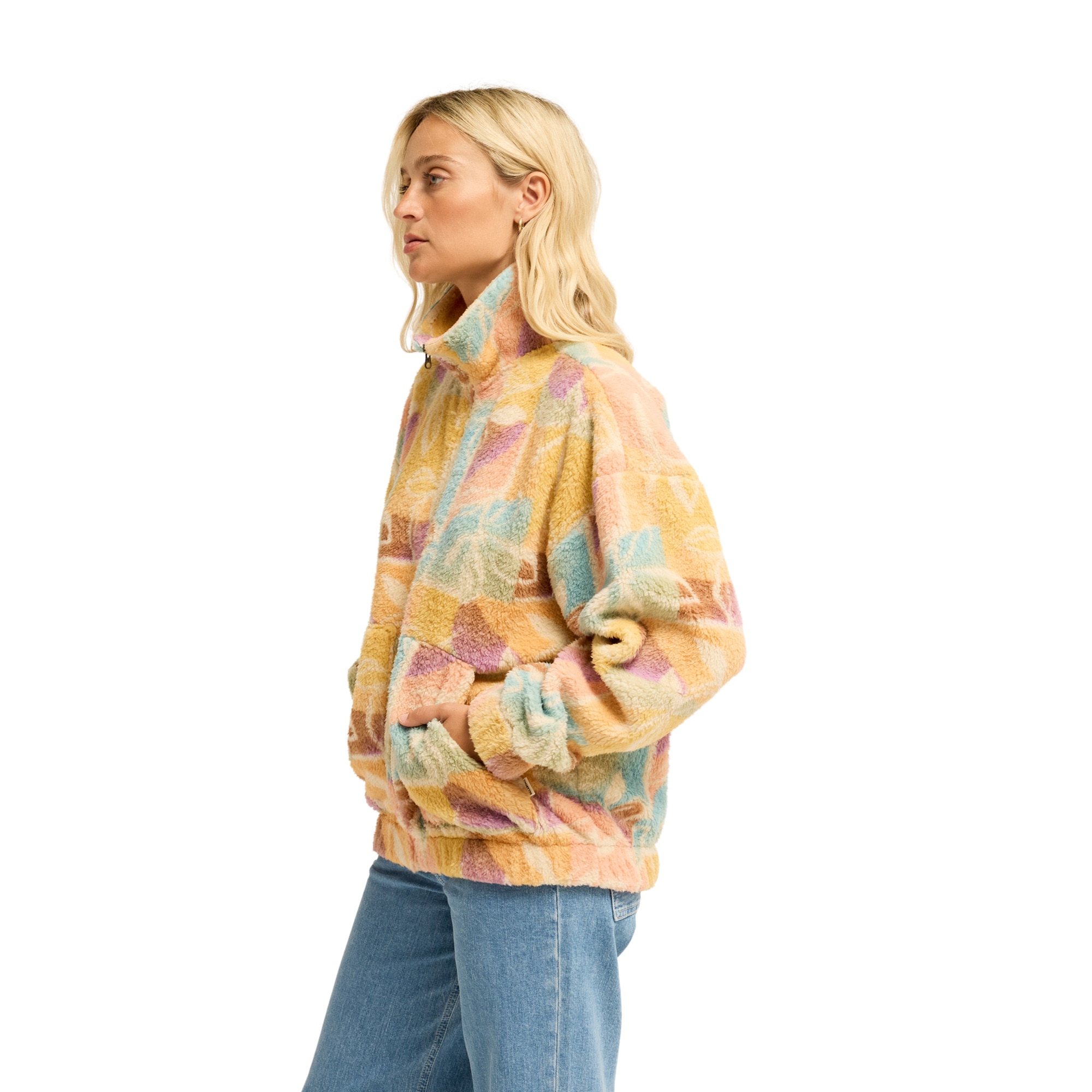 Imagen 4 de Forro polar de mujer First Light Billabong - Blanco Blanco