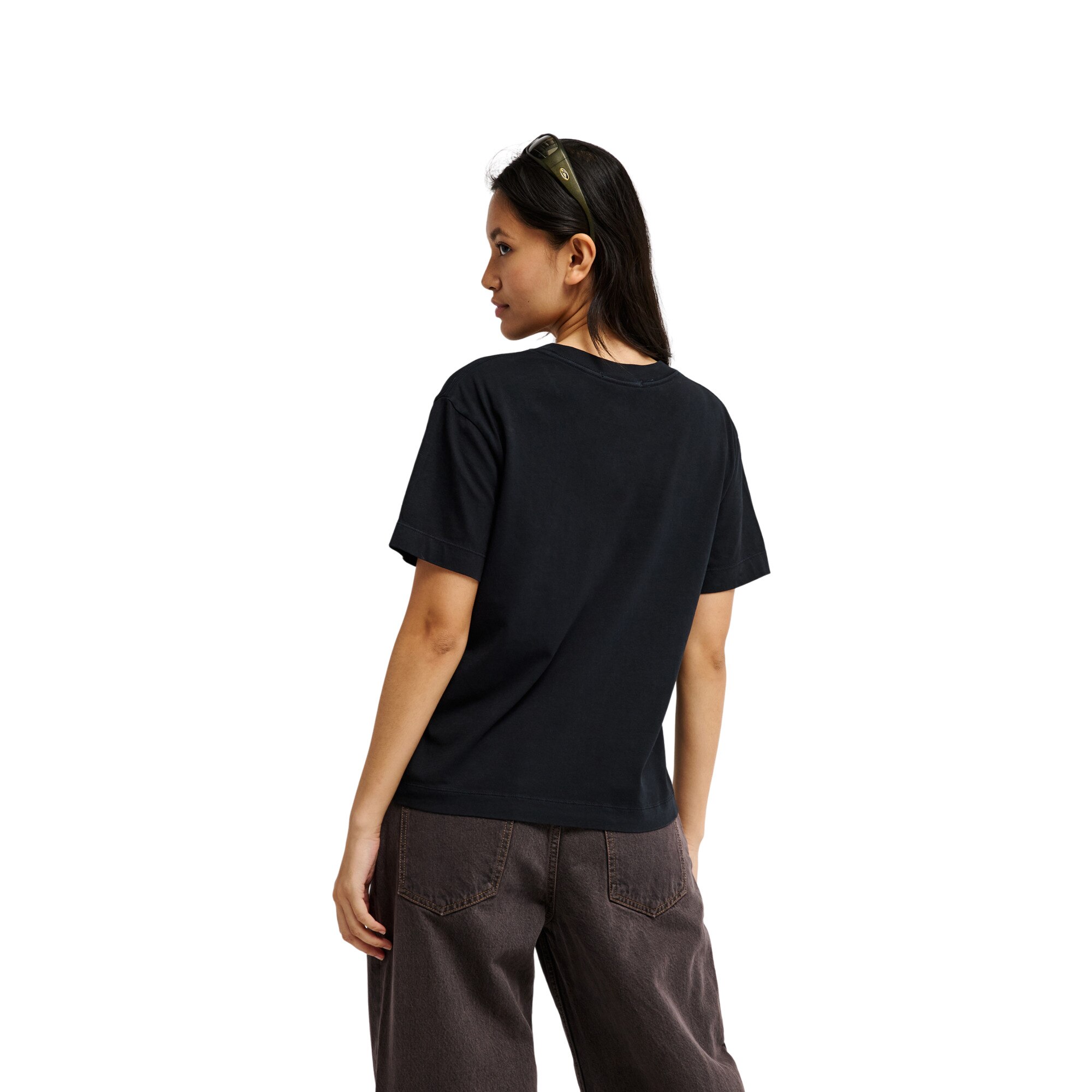 Camiseta de mujer Essential Quiksilver - Negro Negro-2