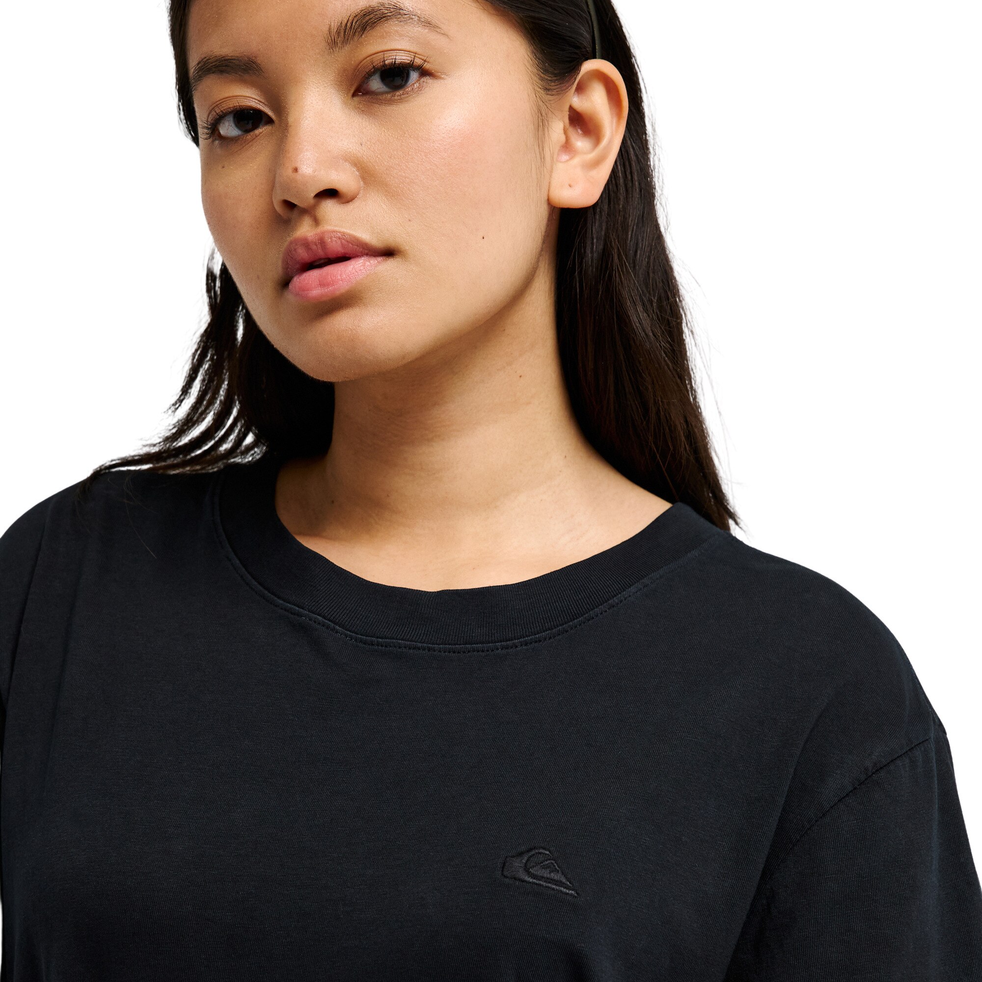 Camiseta de mujer Essential Quiksilver - Negro Negro-4