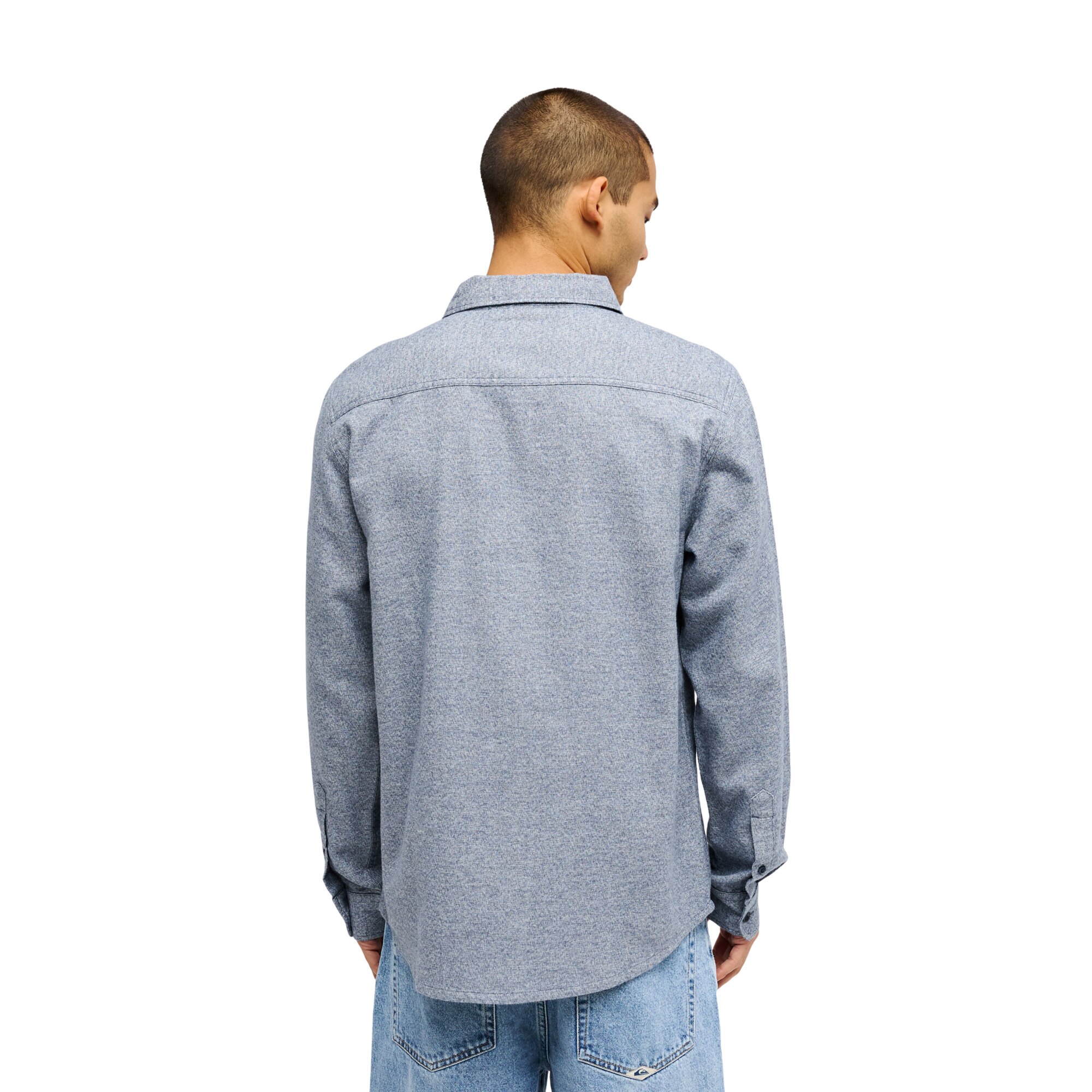 Camisa de hombre Motherfly Heather Quiksilver - Azul marino Azul marino-2
