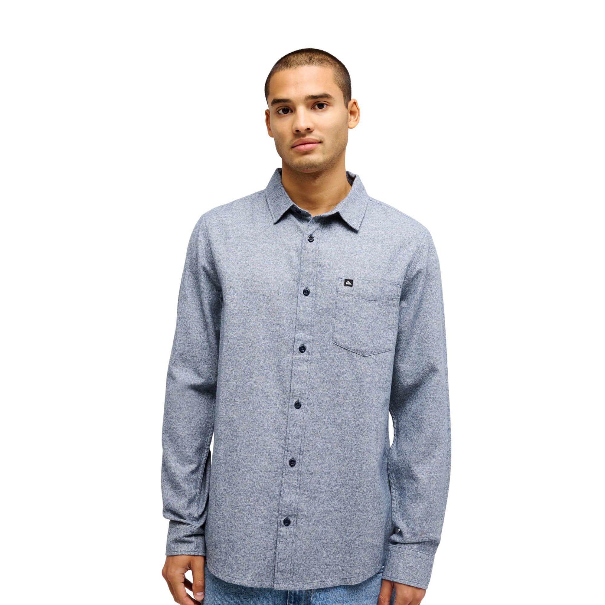 Camisa de hombre Motherfly Heather Quiksilver - Azul marino Azul marino-4