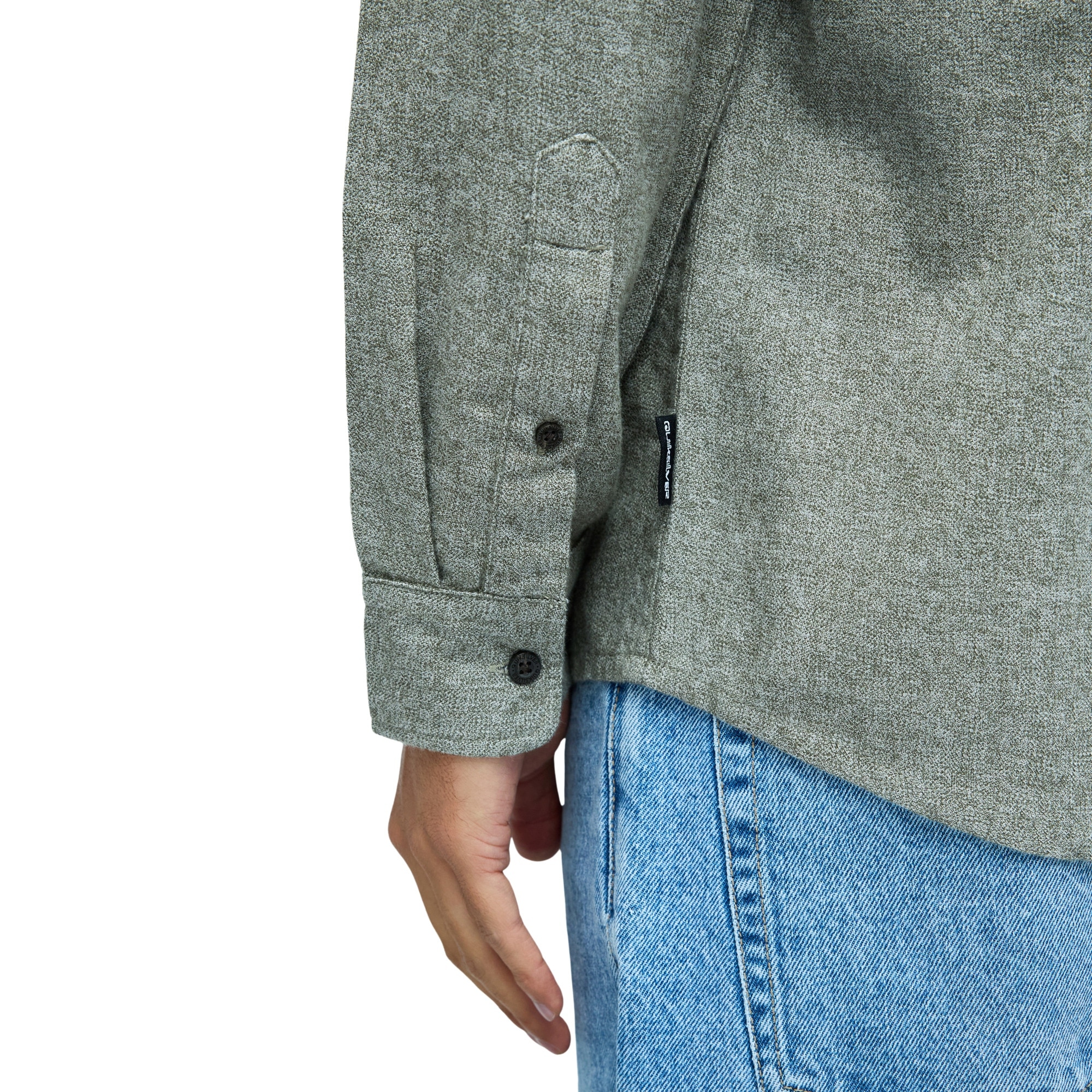 Camisa de hombre Motherfly Heather Quiksilver - Marrón Marrón-6