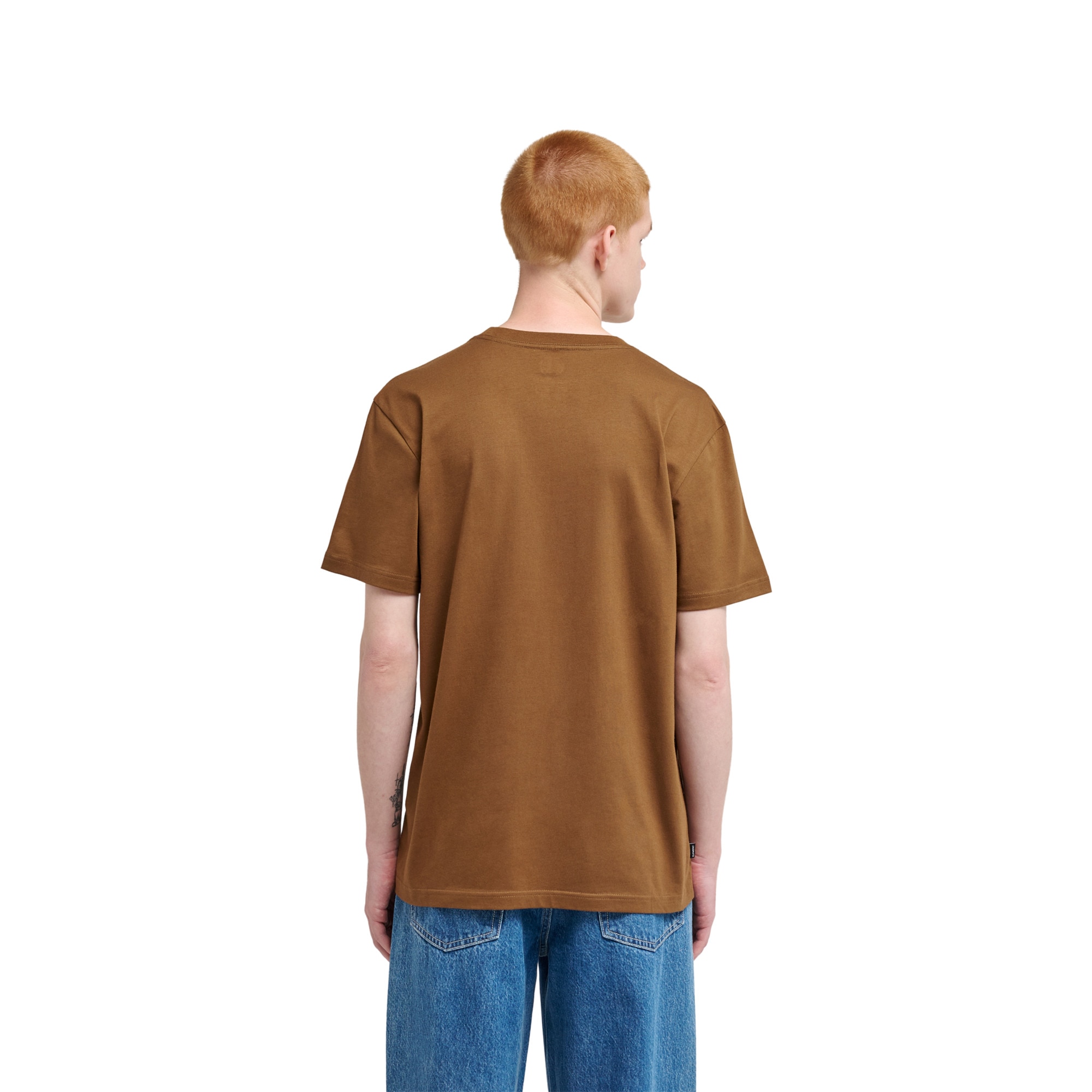 Camiseta de hombre Icon Label Pocket Element - Marrón Marrón-2