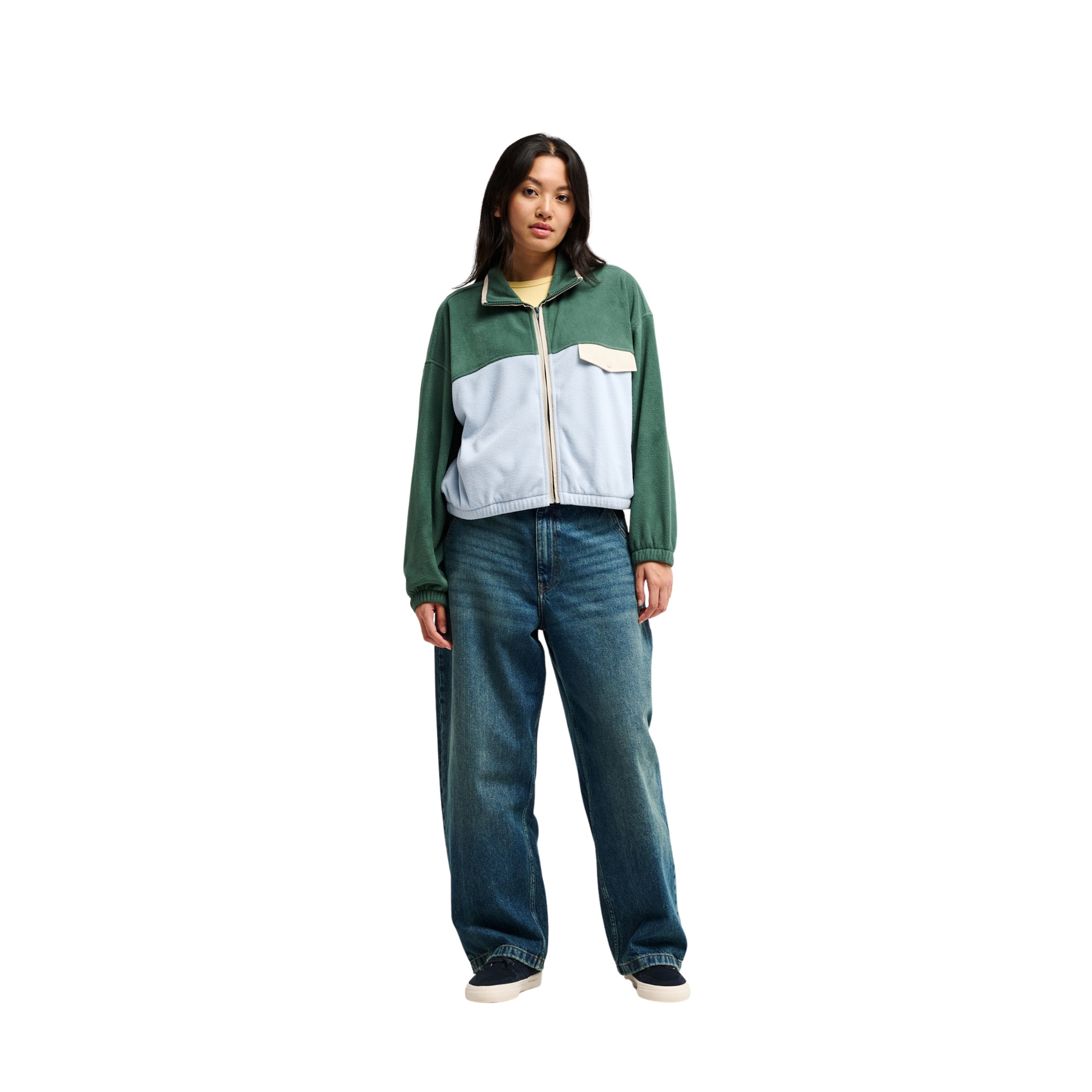 Forro polar de mujer Kedai Quiksilver - Verde Verde-5