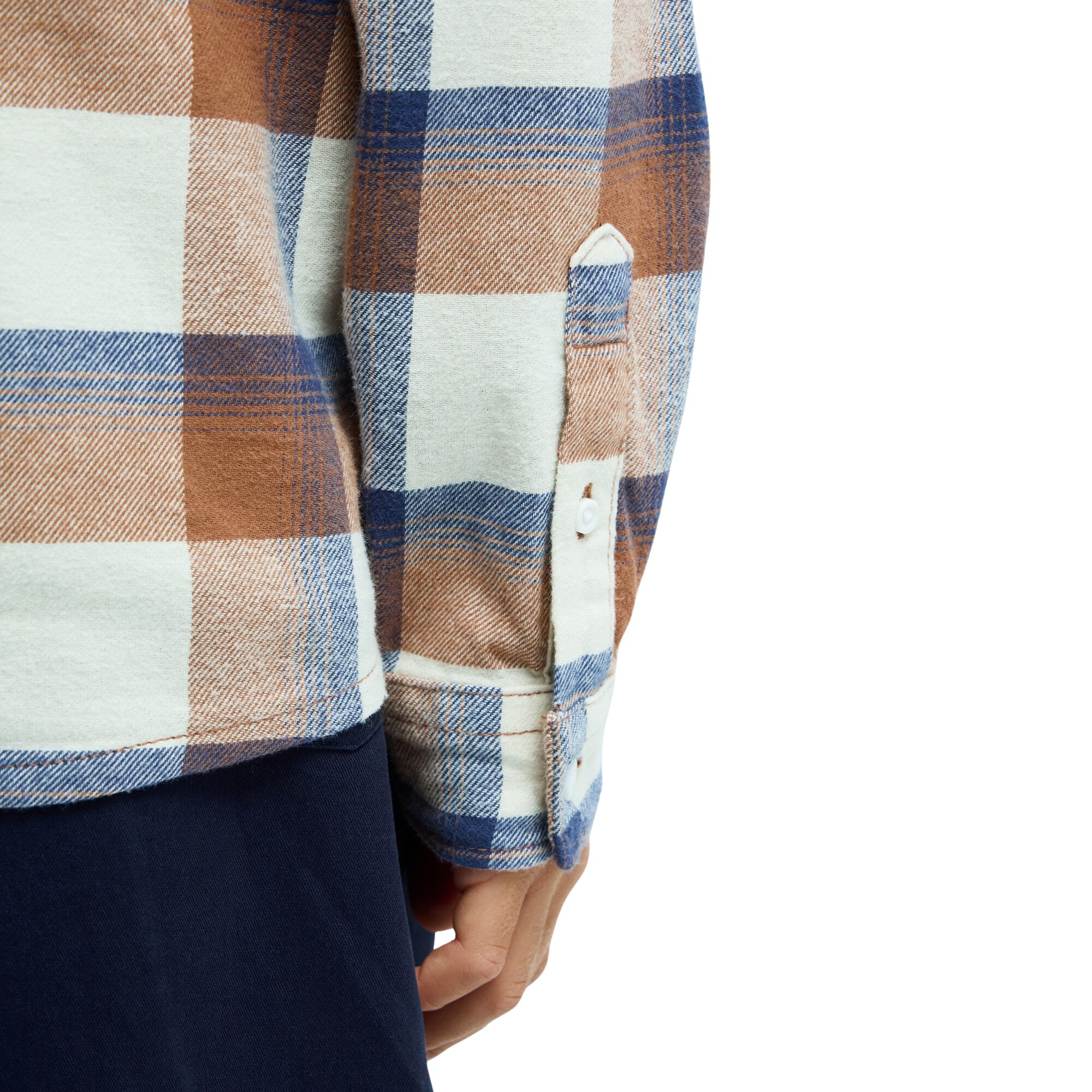 Camisa de niños Motherfly Plaid Quiksilver - Marrón Marrón-6
