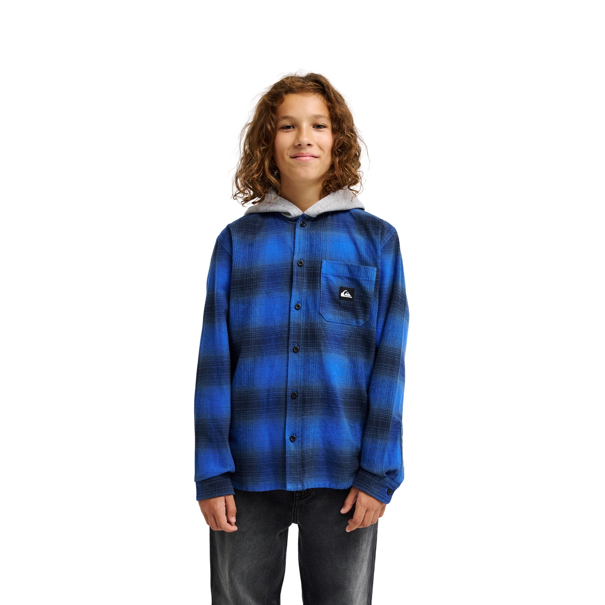 Camisa de niños Timetable Quiksilver - Morado Morado-1