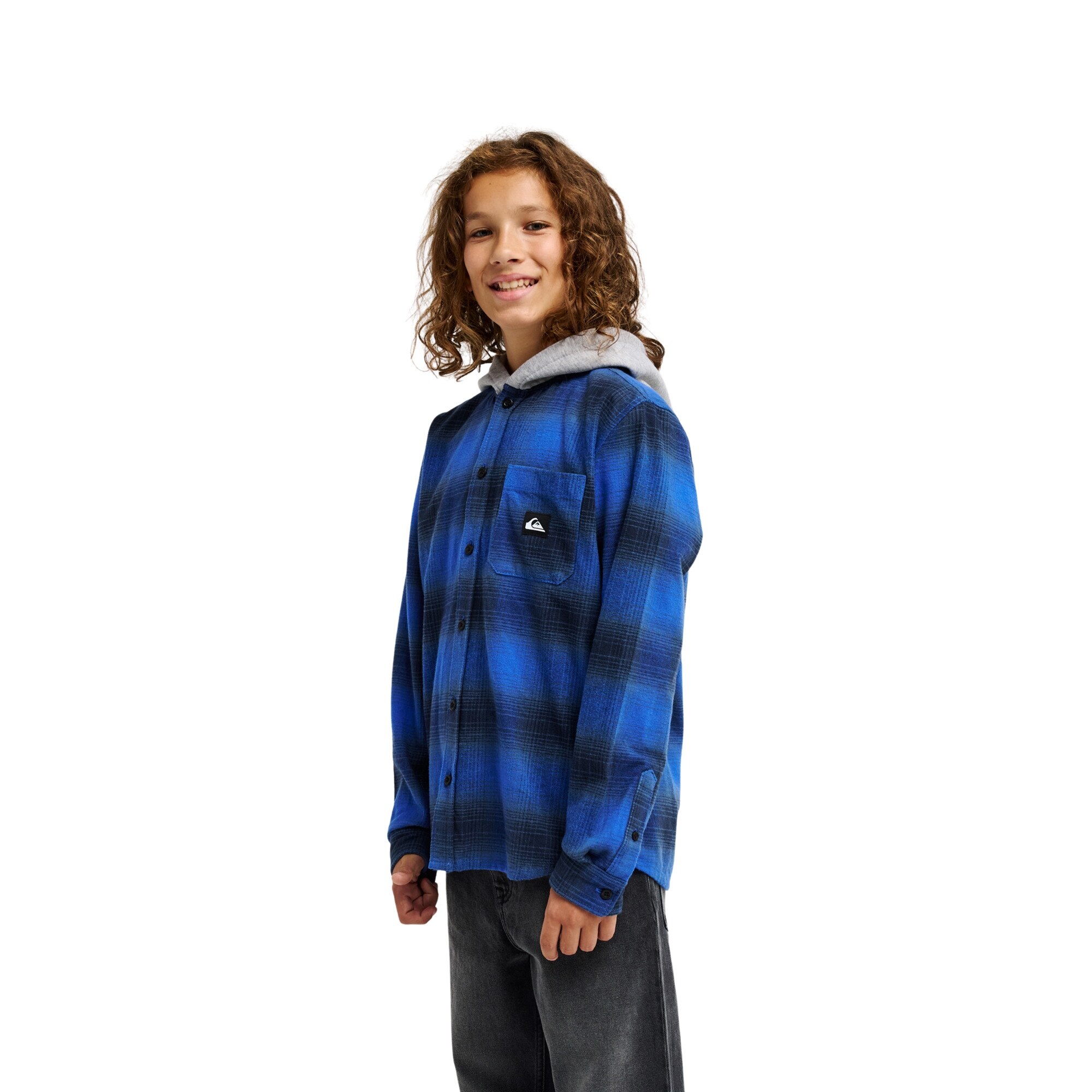 Camisa de niños Timetable Quiksilver - Morado Morado-3