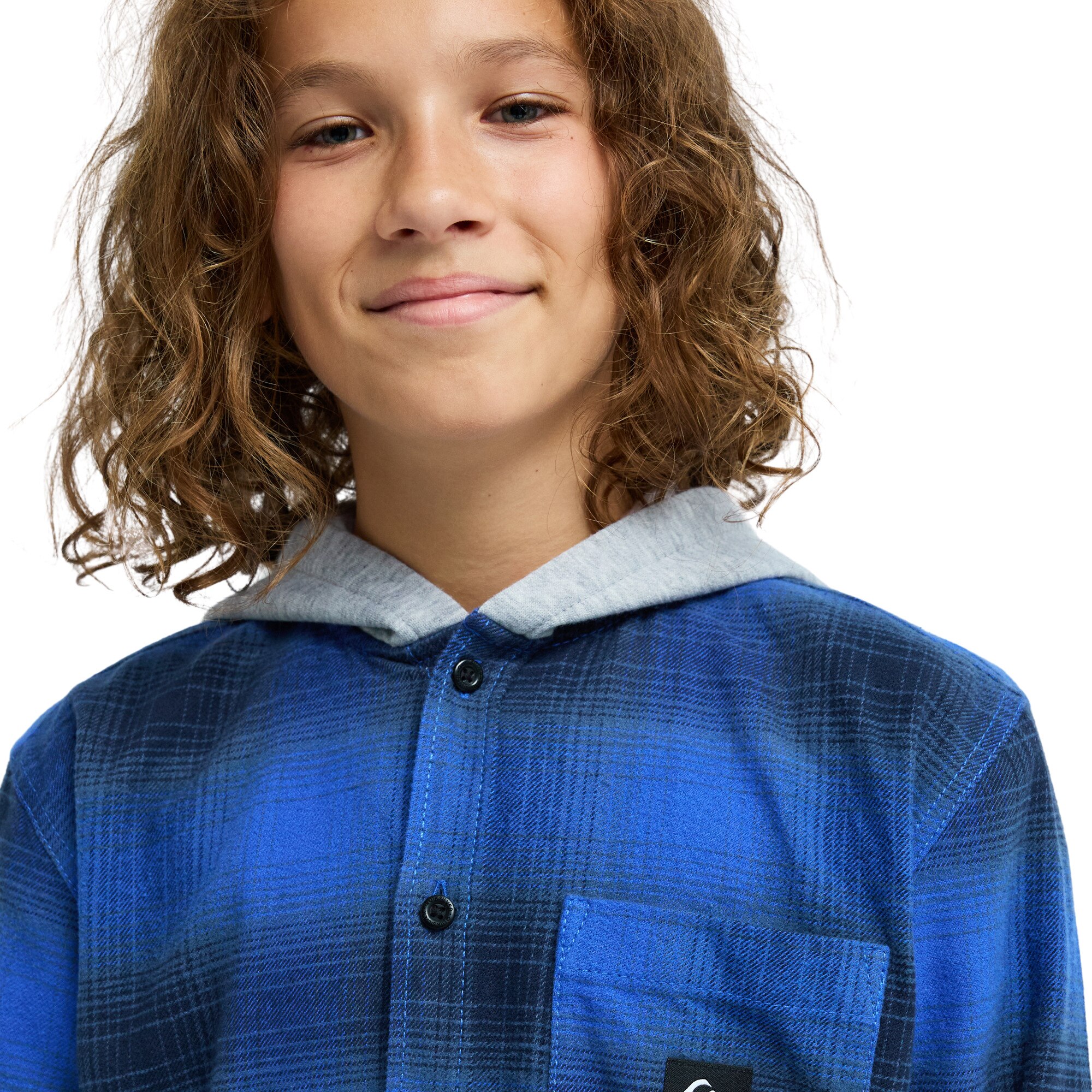 Camisa de niños Timetable Quiksilver - Morado Morado-4