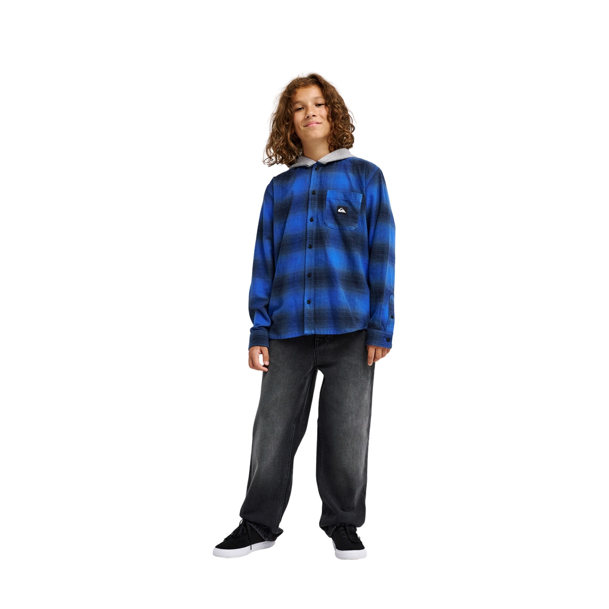Camisa de niños Timetable Quiksilver - Morado Morado-5