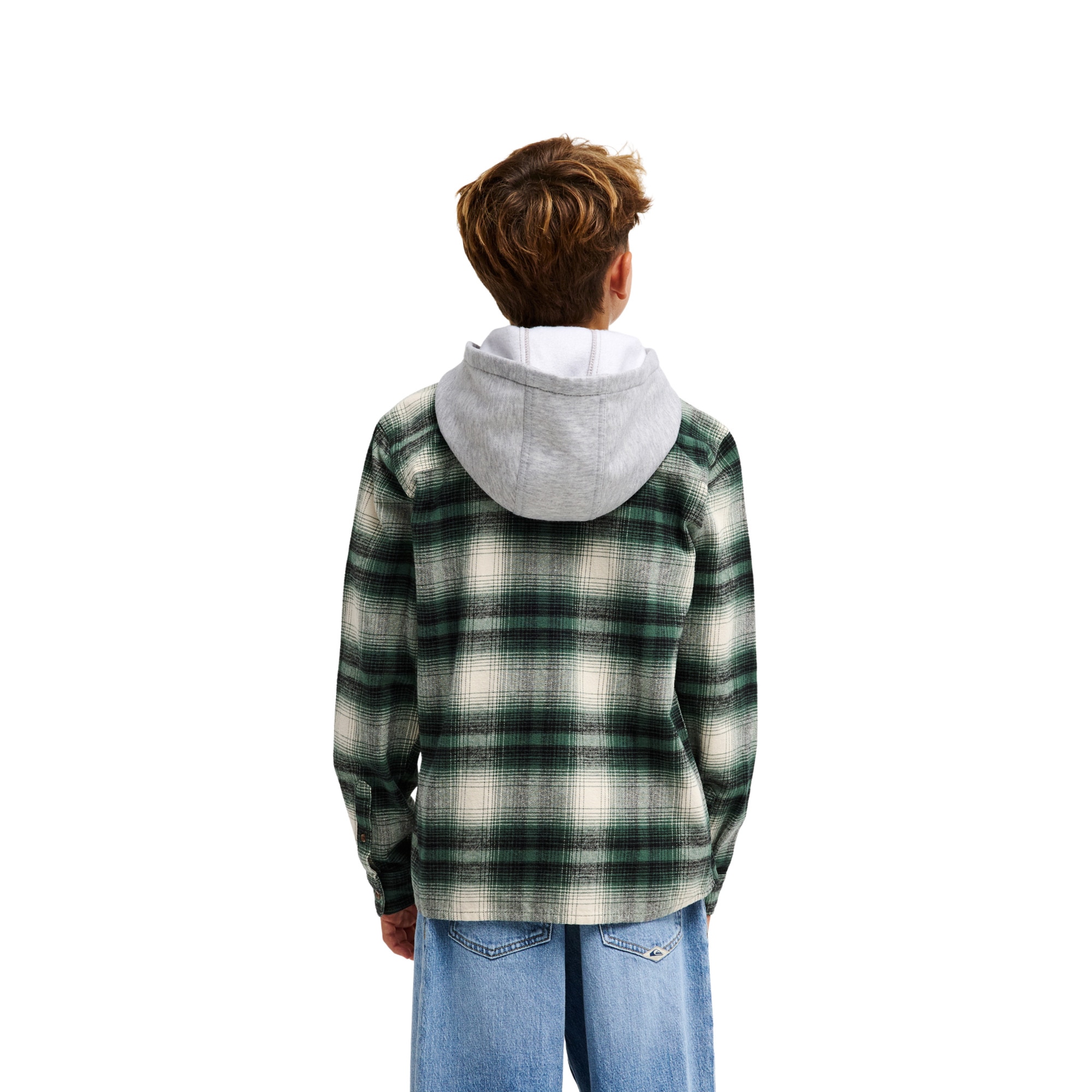 Camisa de niños Timetable Quiksilver - Verde Verde-2