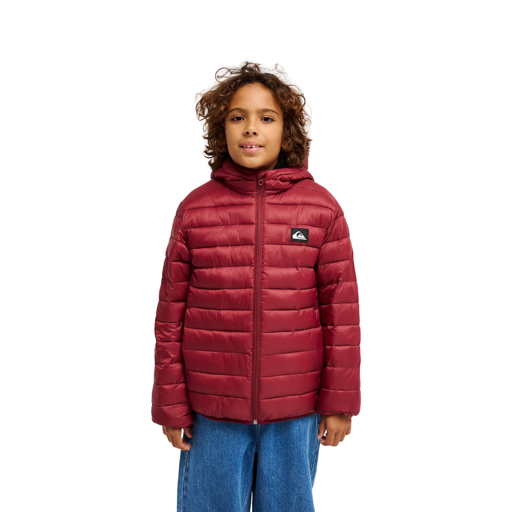 Chaqueta de niños Scaly Quiksilver - Rojo cereza Rojo cereza-1