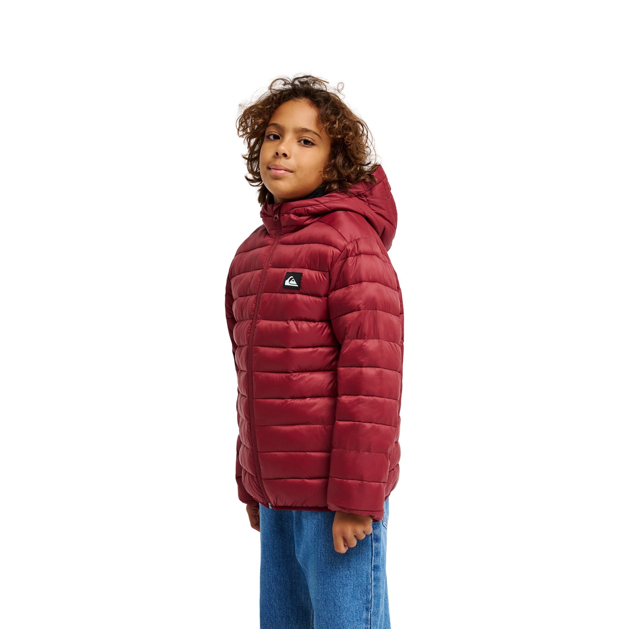 Chaqueta de niños Scaly Quiksilver - Rojo cereza Rojo cereza-3