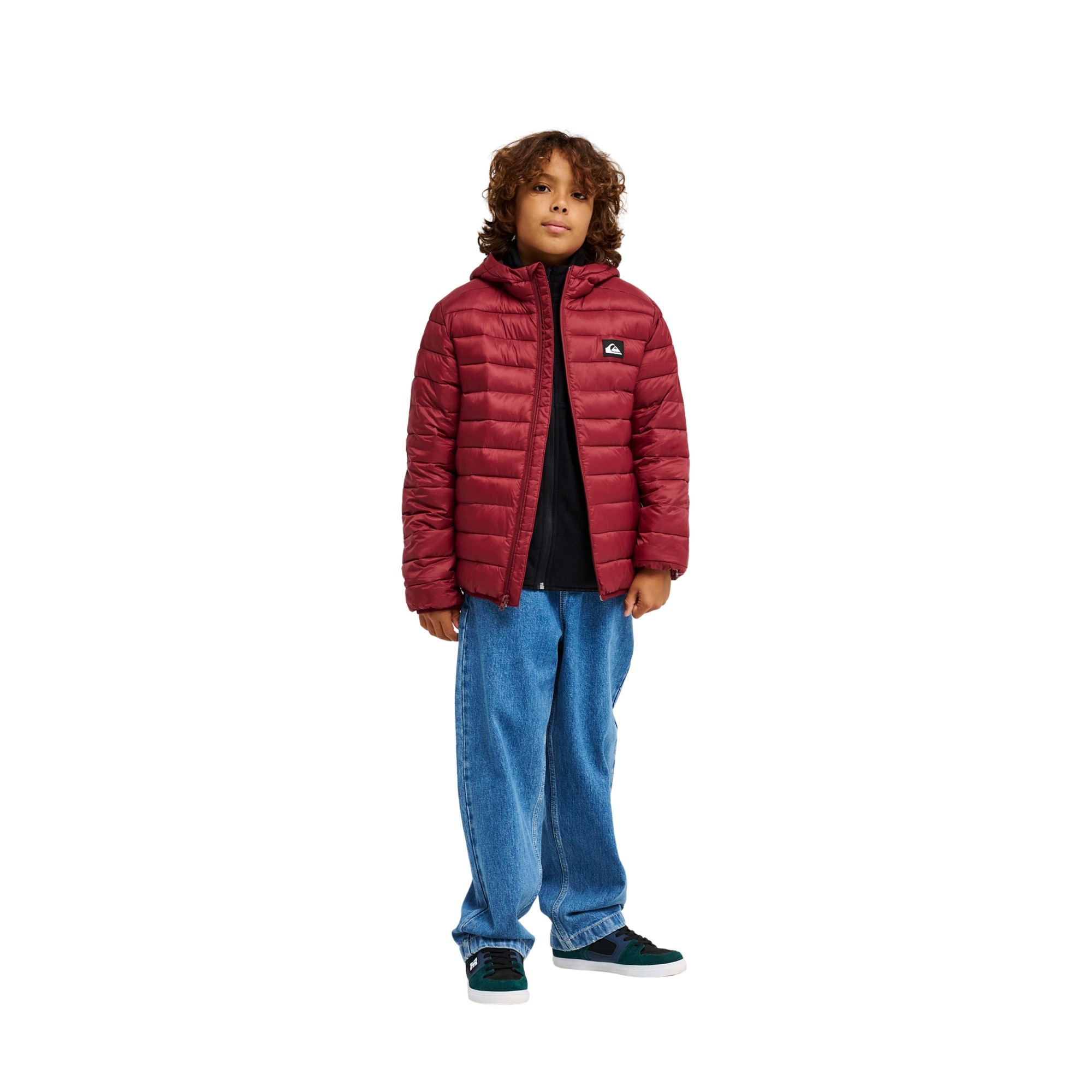 Chaqueta de niños Scaly Quiksilver - Rojo cereza Rojo cereza-5