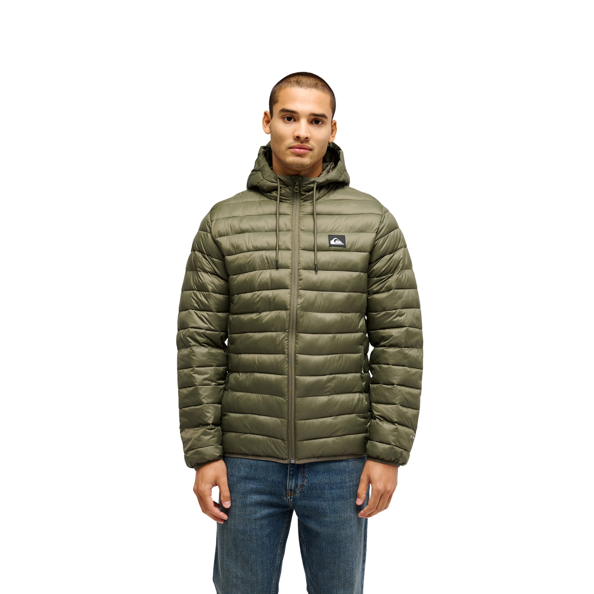 Chaqueta de hombre Scaly Hood Quiksilver - Verde Verde-1