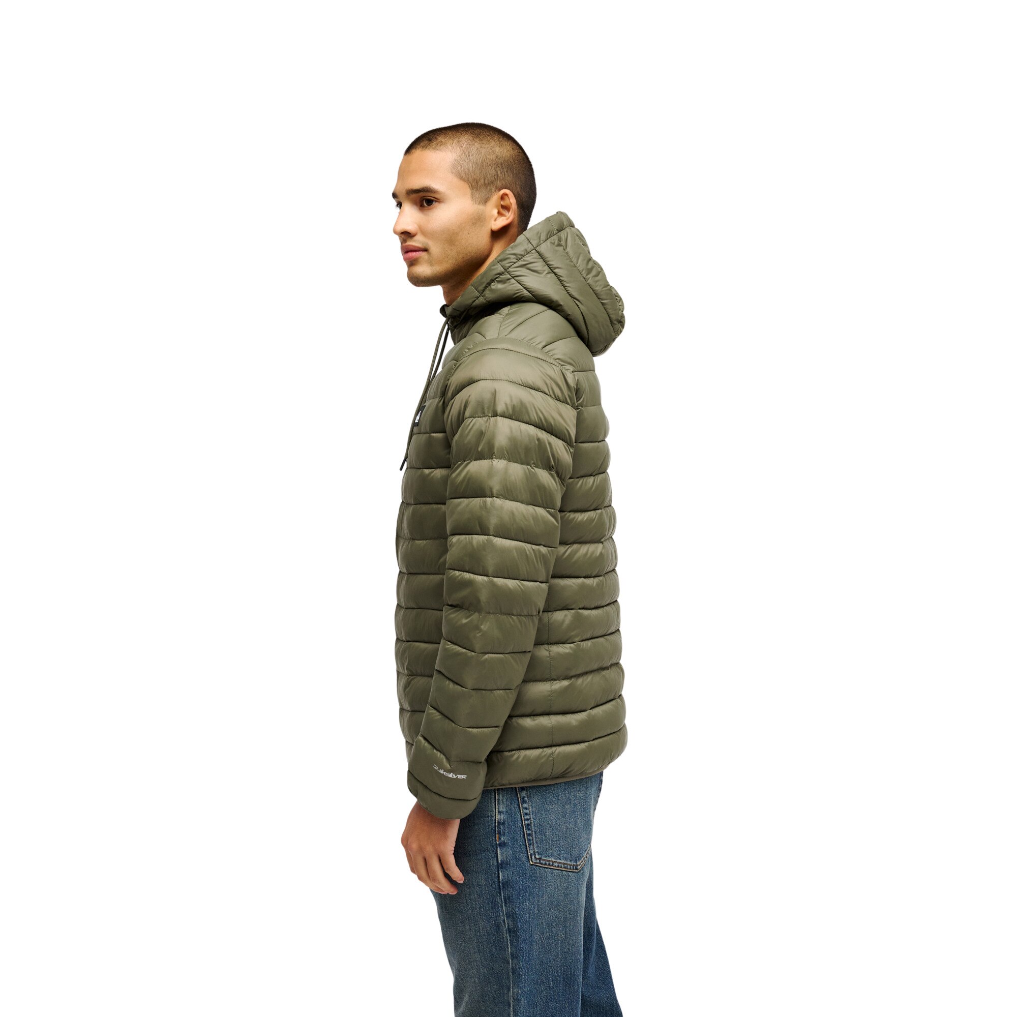 Chaqueta de hombre Scaly Hood Quiksilver - Verde Verde-3