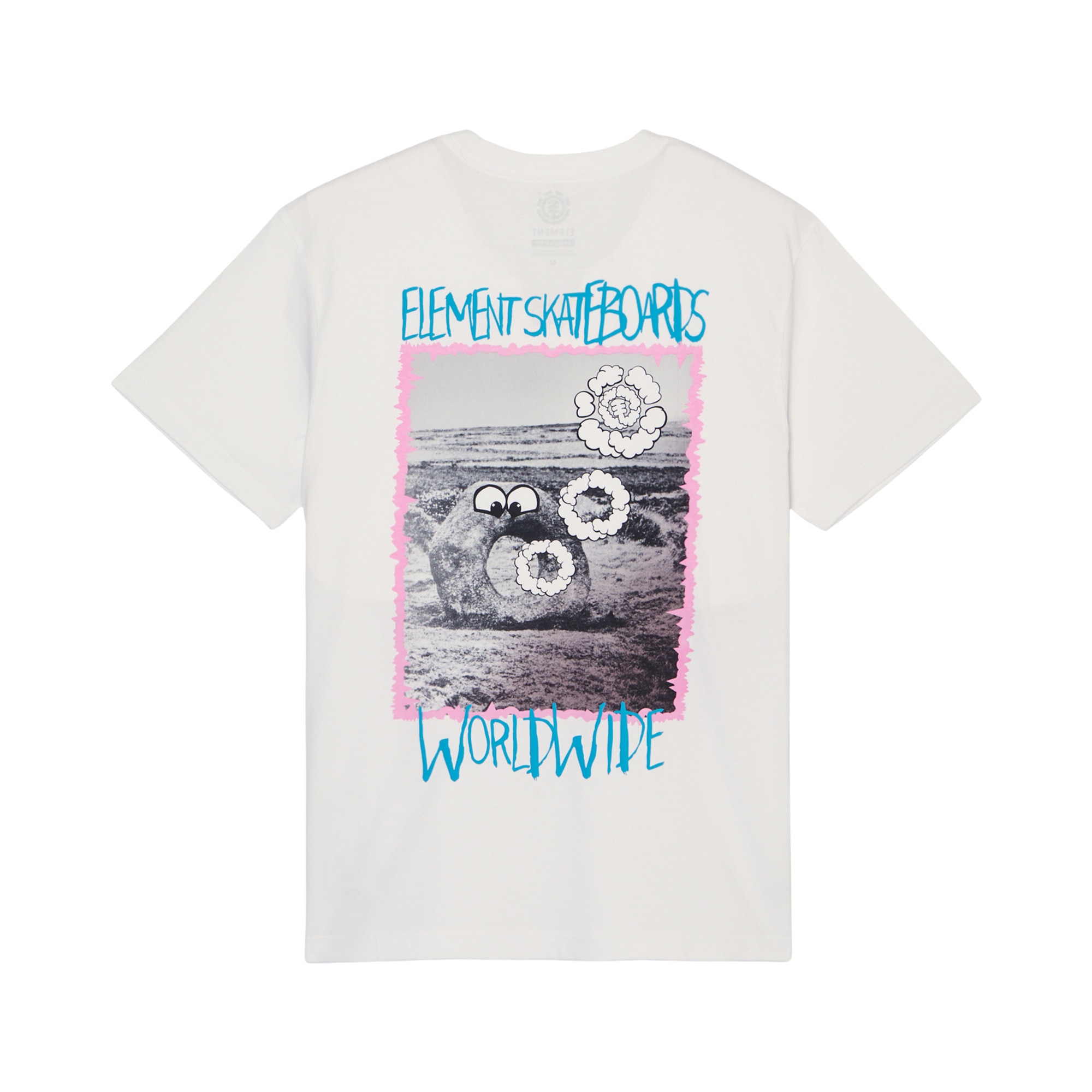 Camiseta de hombre Couching Element - Blanco Blanco-5