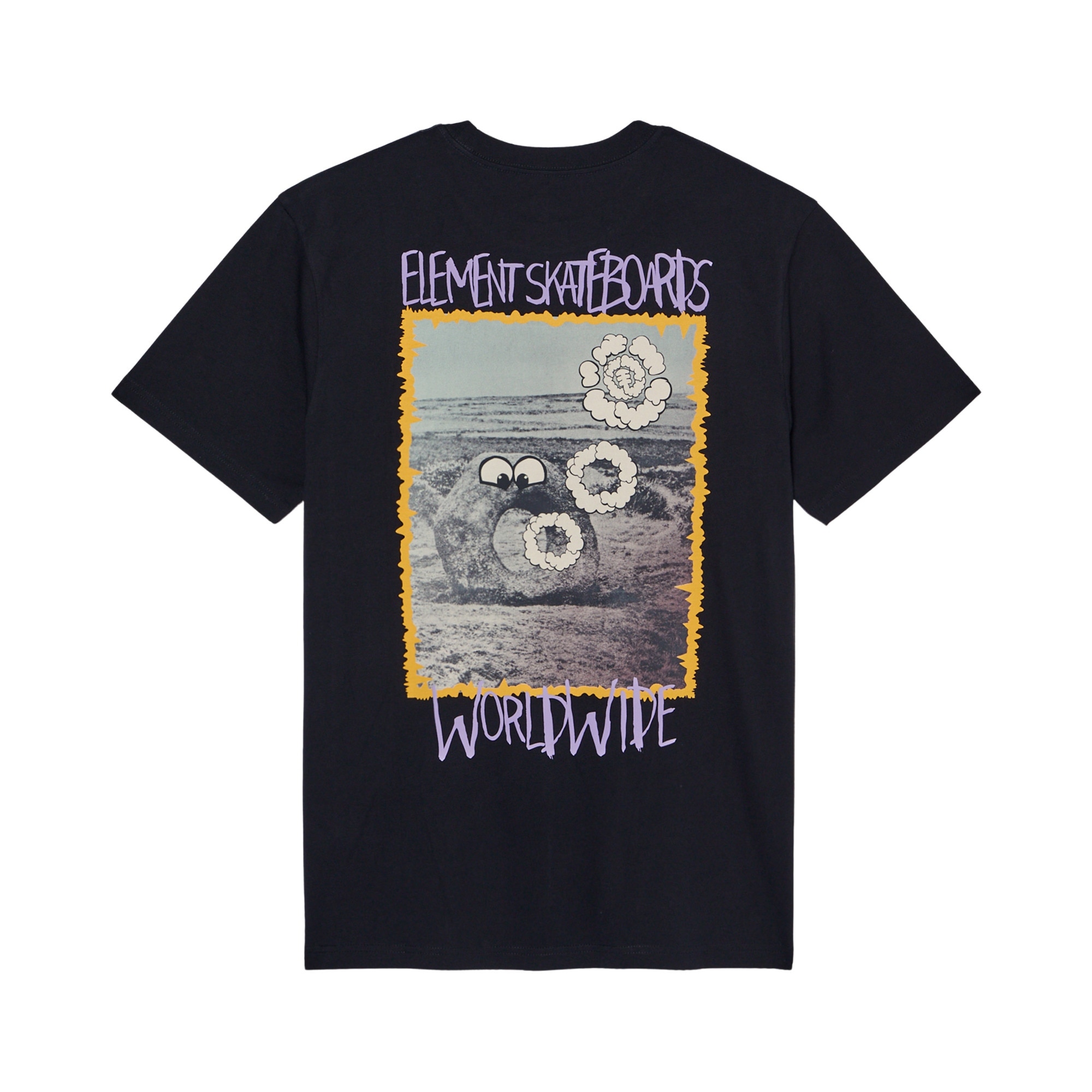 Camiseta de hombre Couching Element - Negro Negro-5