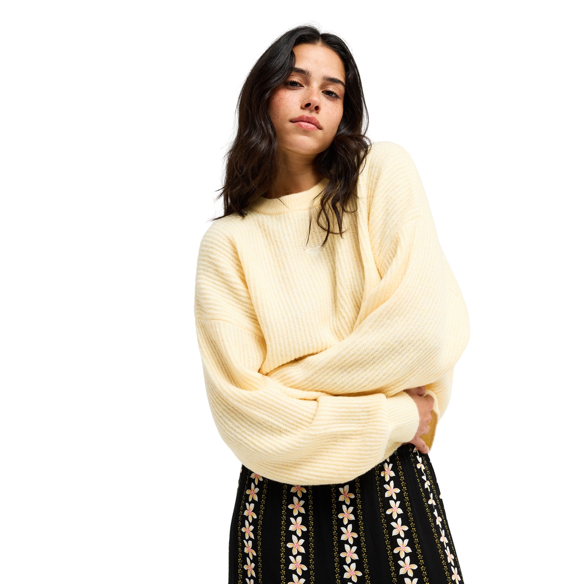 Imagen 1 de Jersey de mujer Loomed Horizon Roxy - Amarillo Amarillo