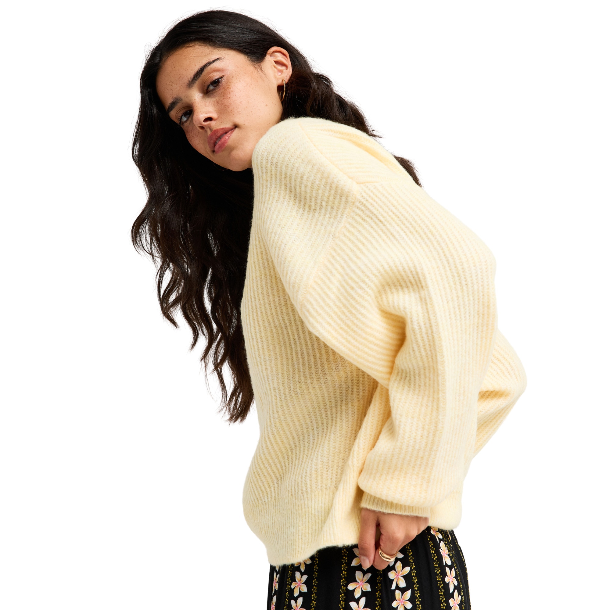 Imagen 3 de Jersey de mujer Loomed Horizon Roxy - Amarillo Amarillo