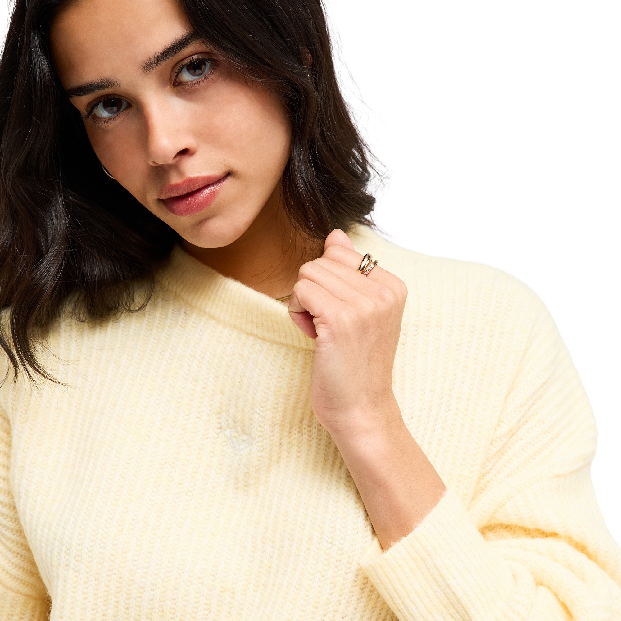 Imagen 4 de Jersey de mujer Loomed Horizon Roxy - Amarillo Amarillo