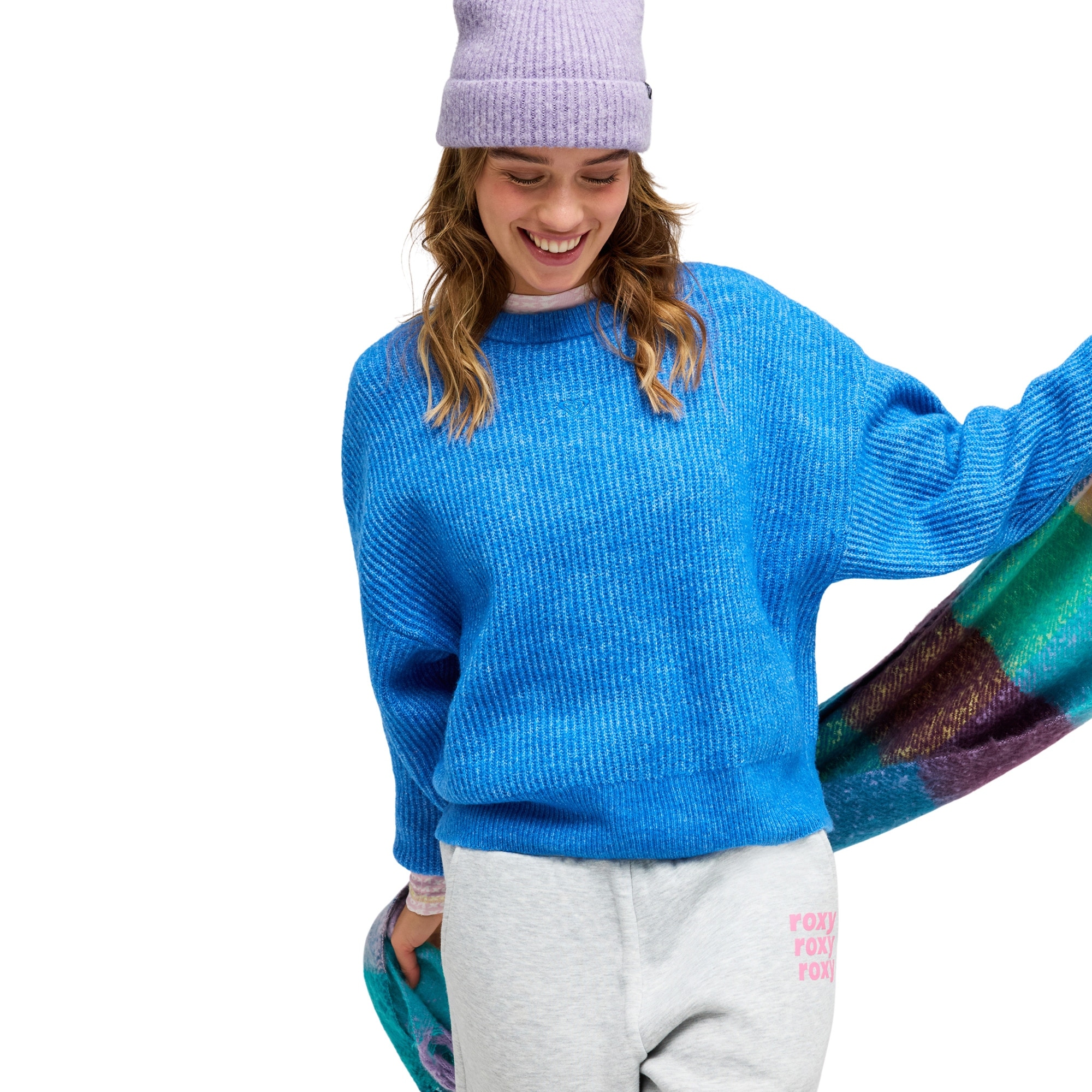 Imagen 1 de Jersey de mujer Loomed Horizon Roxy - Azul Azul