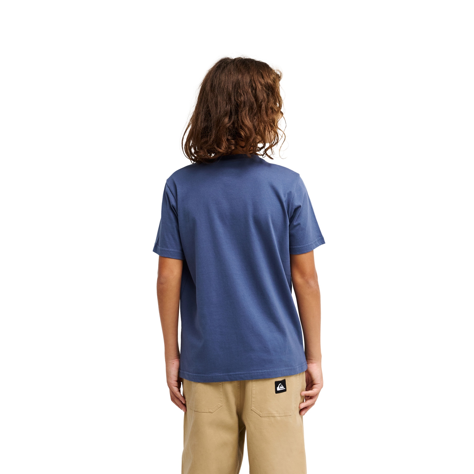 Camiseta de niños Ev Comp Logo Quiksilver - Azul Azul-2