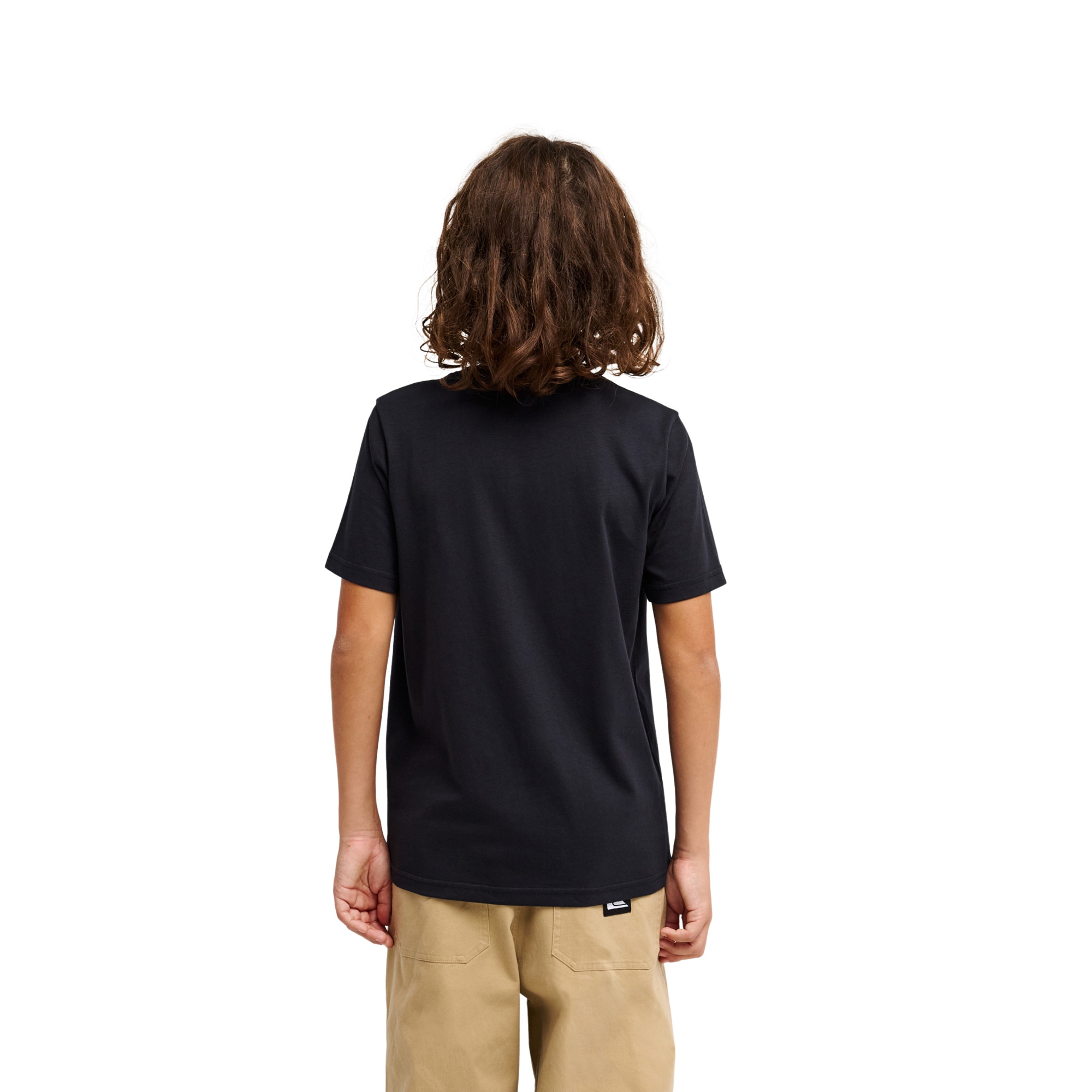 Camiseta de niños Ev Comp Logo Quiksilver - Negro Negro-2