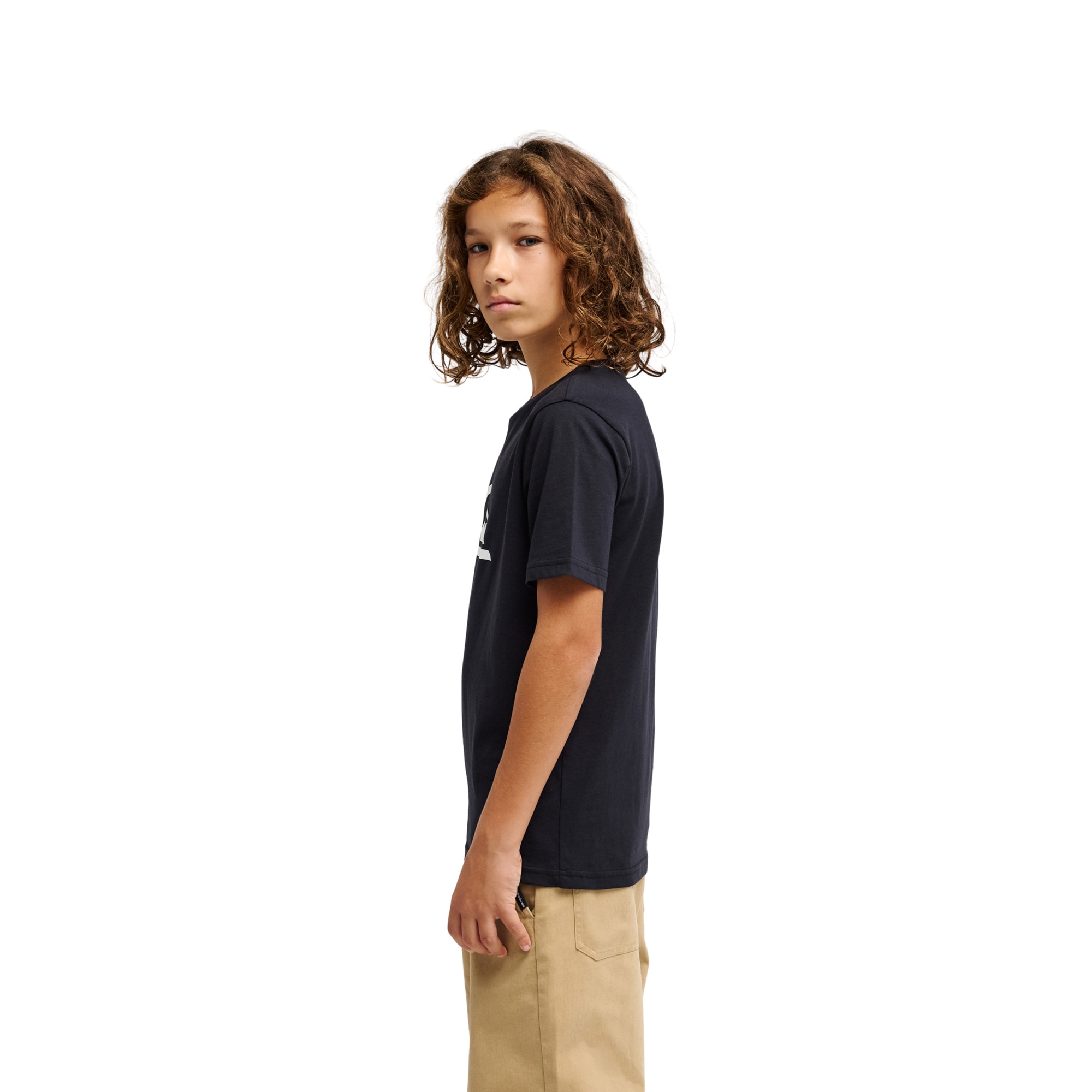 Camiseta de niños Ev Comp Logo Quiksilver - Negro Negro-3