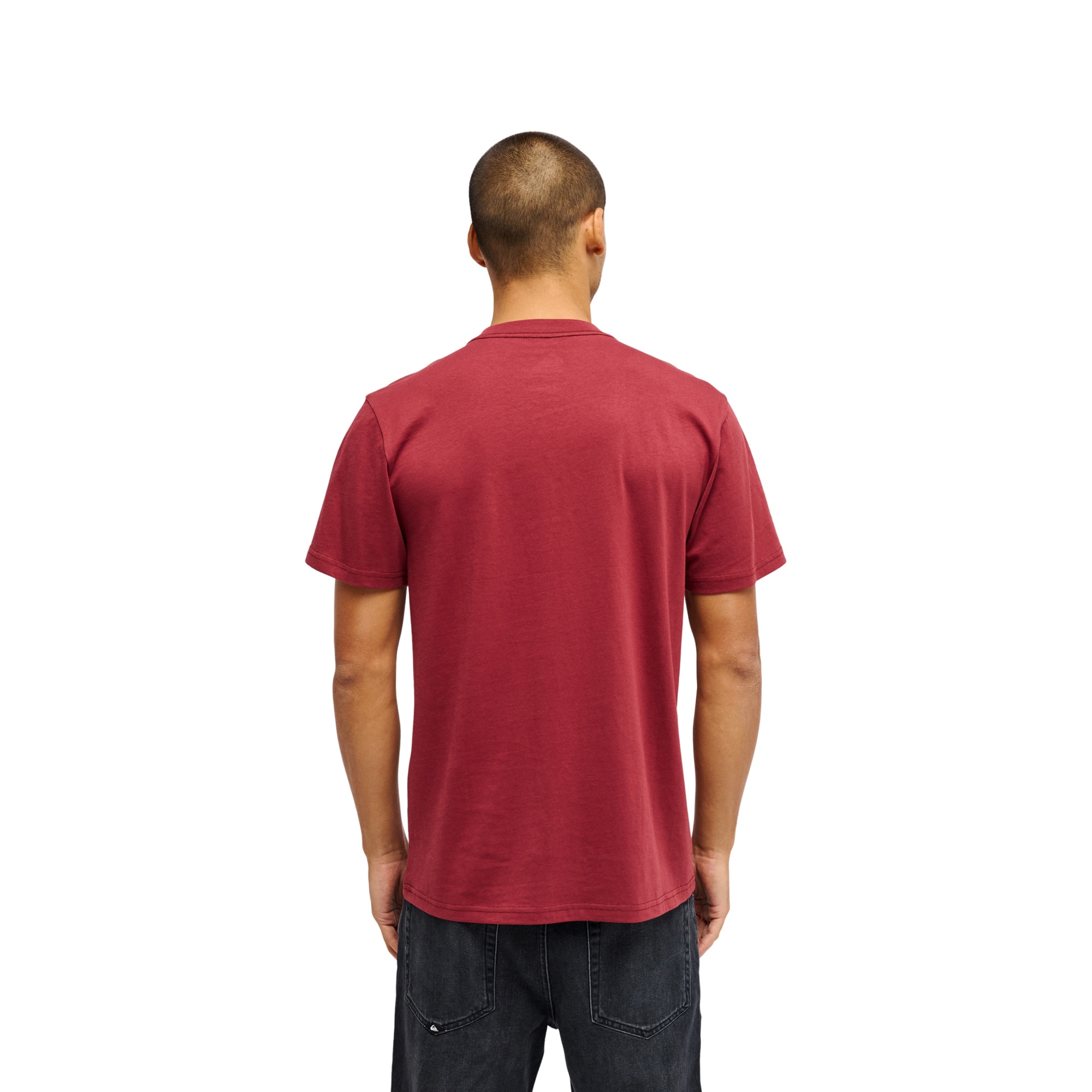 Camiseta de hombre Ev Comp Logo Quiksilver - Rojo cereza Rojo cereza-2