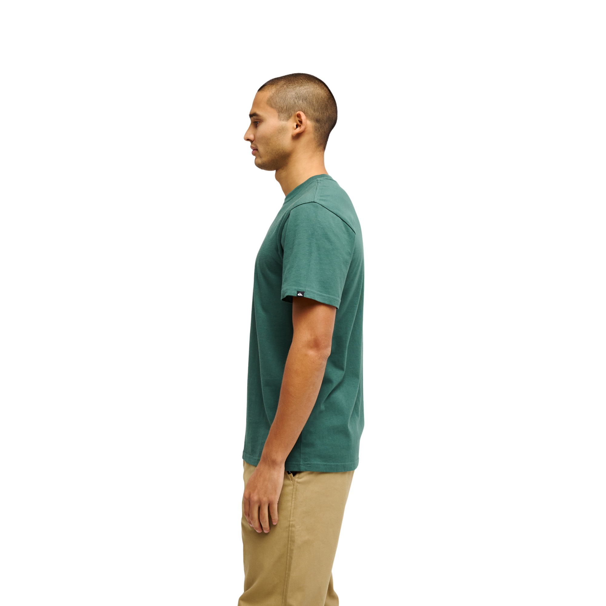 Camiseta de hombre Ev Comp Logo Quiksilver - Verde Verde-3