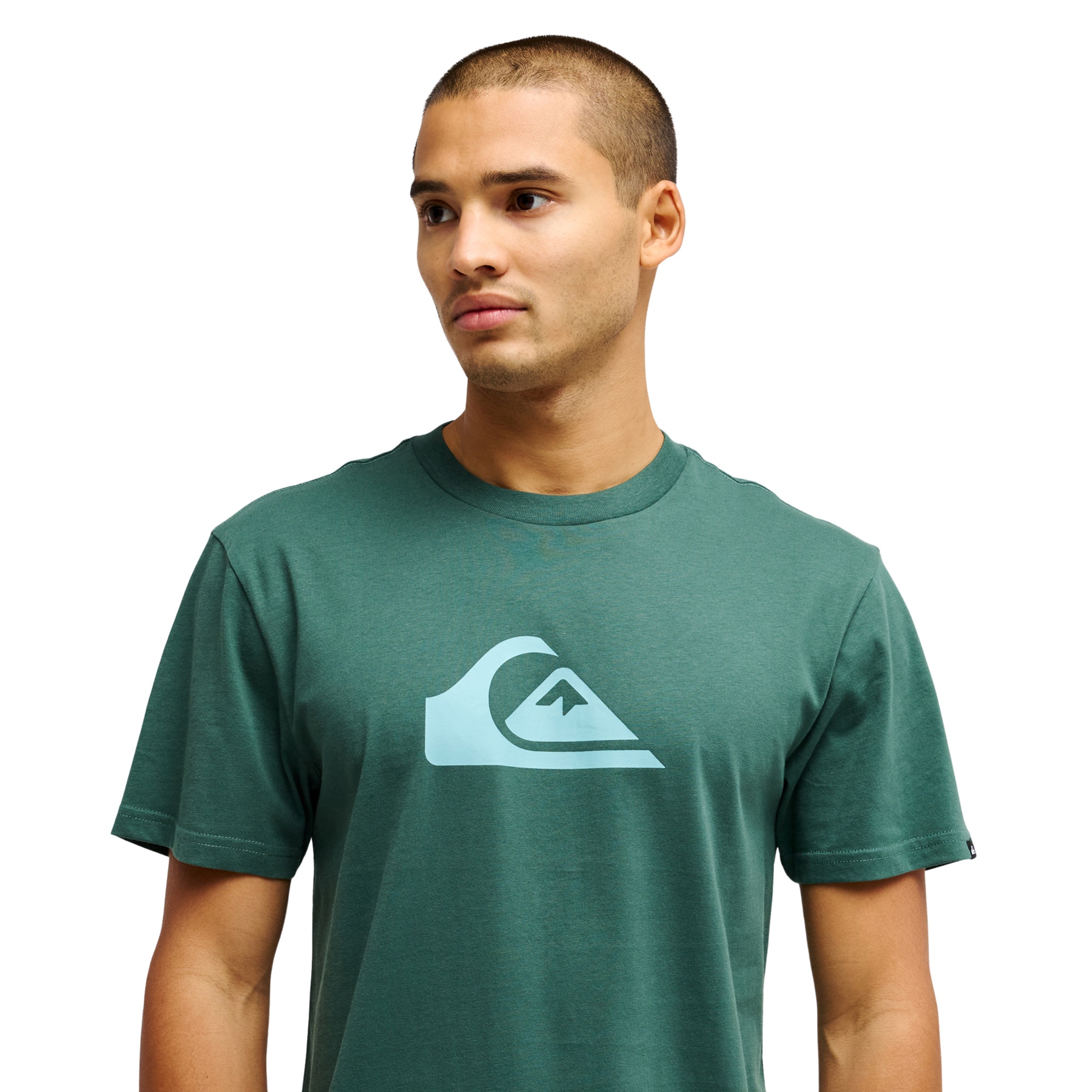 Camiseta de hombre Ev Comp Logo Quiksilver - Verde Verde-4