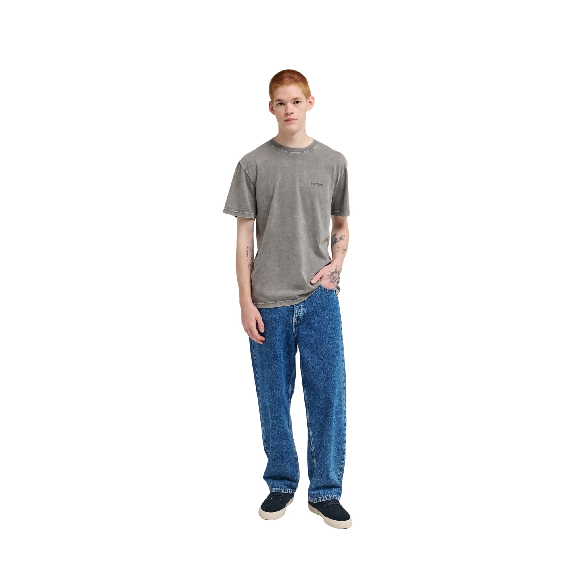 Camiseta de hombre Lowcase Pigment Element - Negro Negro-3
