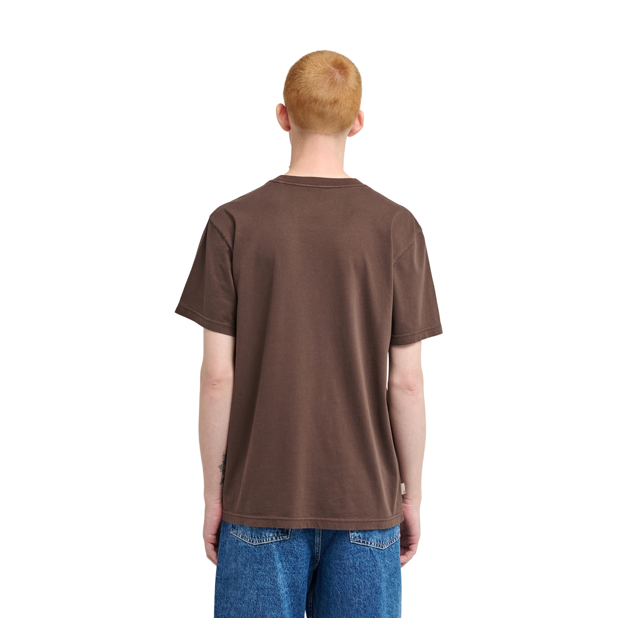 Camiseta de hombre Lowcase Pigment Element - Marrón Marrón-2