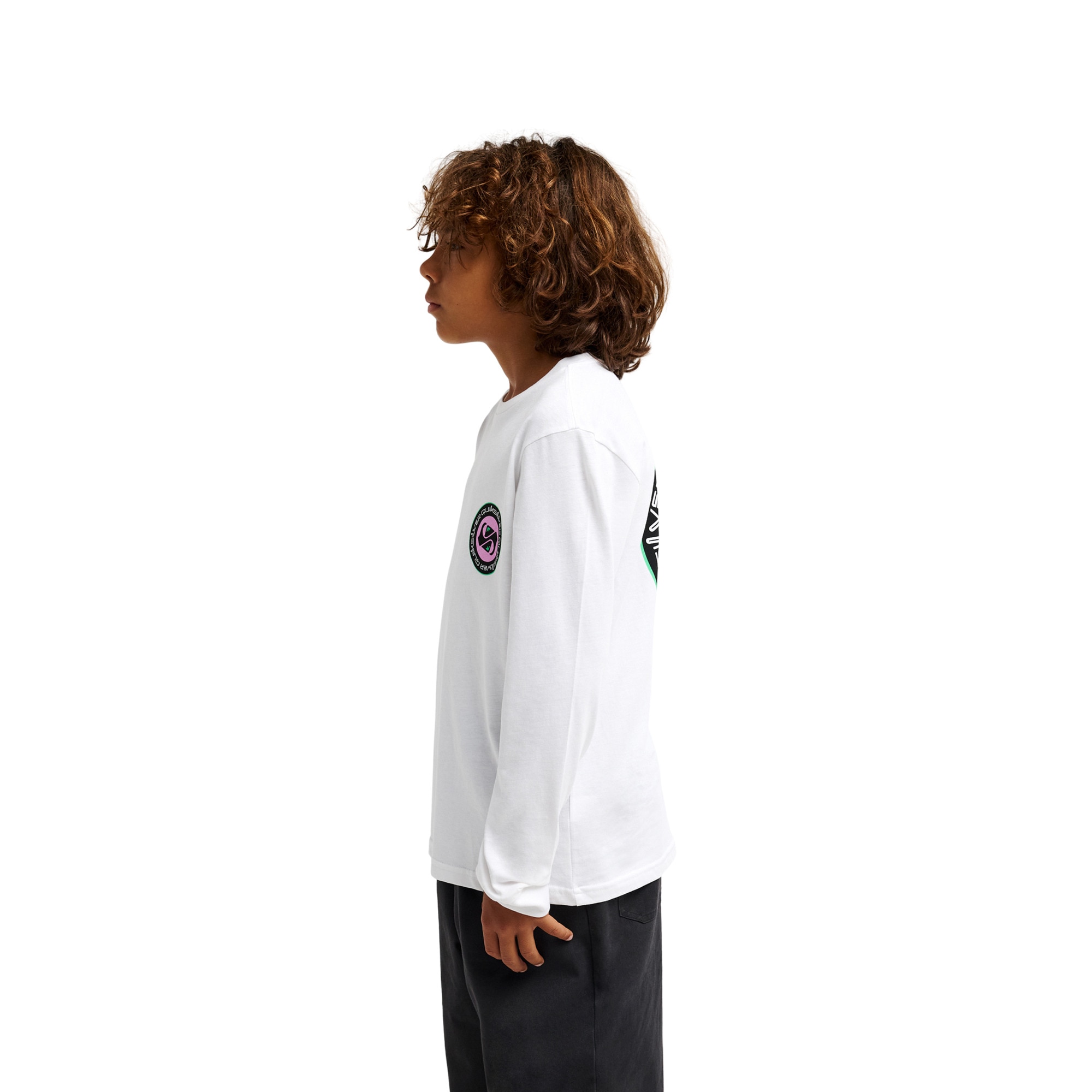 Imagen 3 de Camiseta de niños Ev Duality Quiksilver - Blanco Blanco