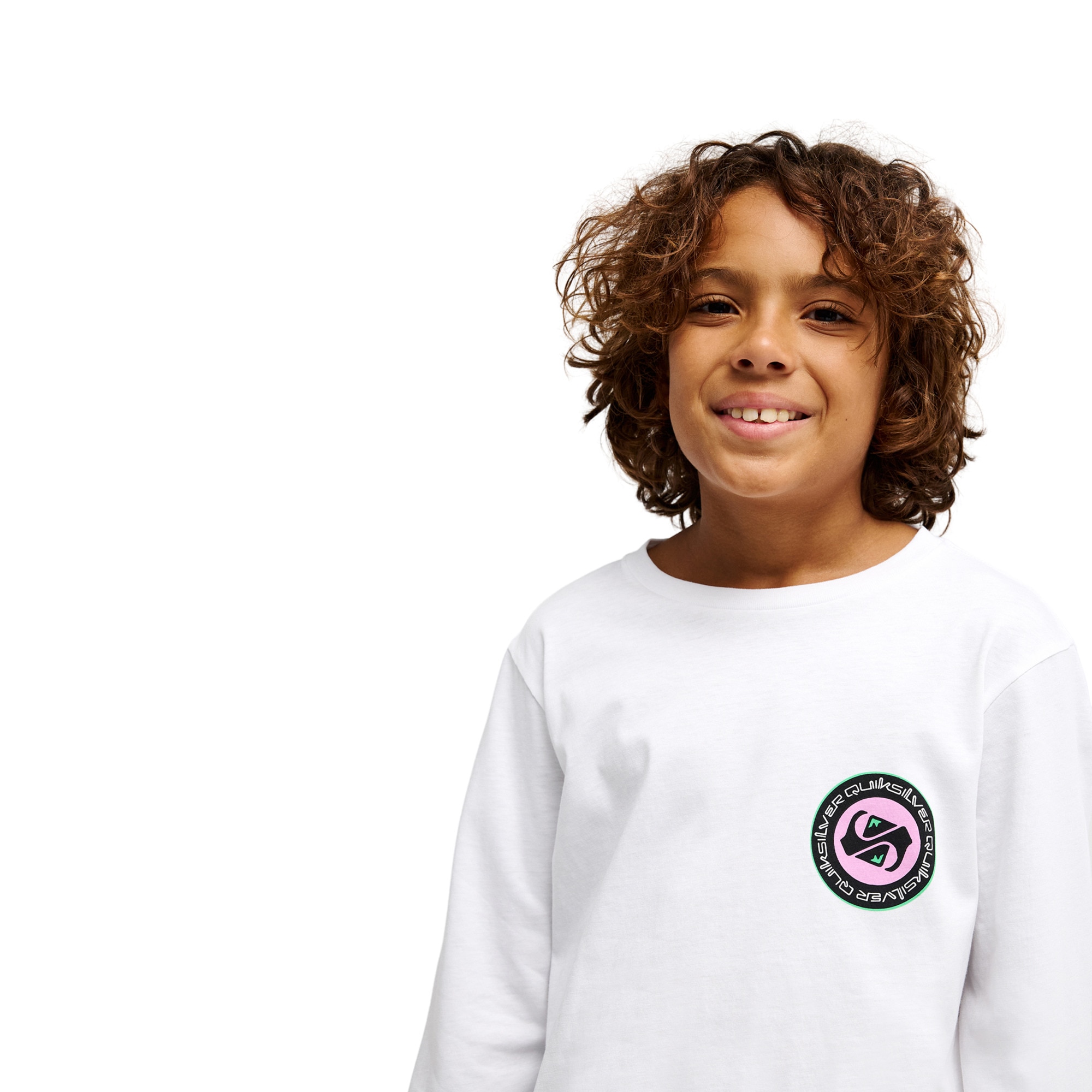 Imagen 4 de Camiseta de niños Ev Duality Quiksilver - Blanco Blanco