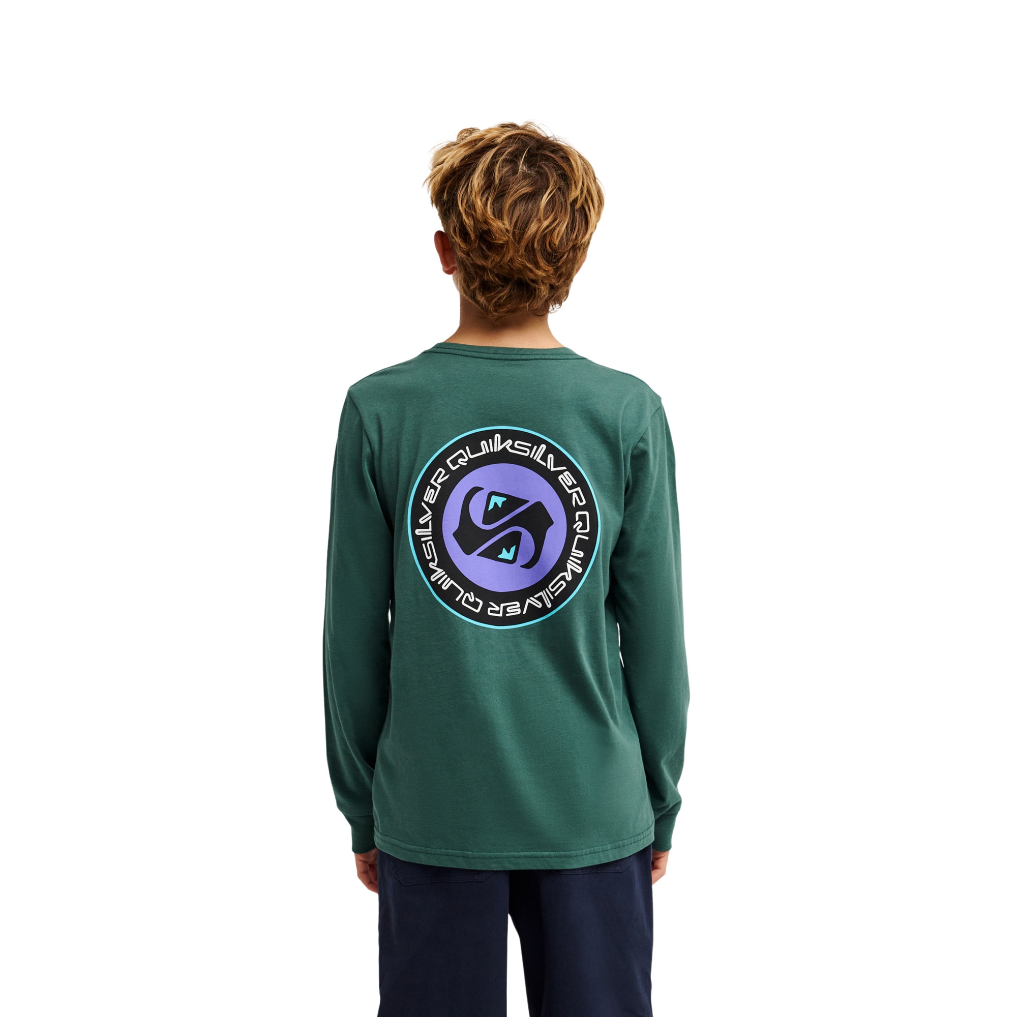 Imagen 2 de Camiseta de niños Ev Duality Quiksilver - Verde Verde