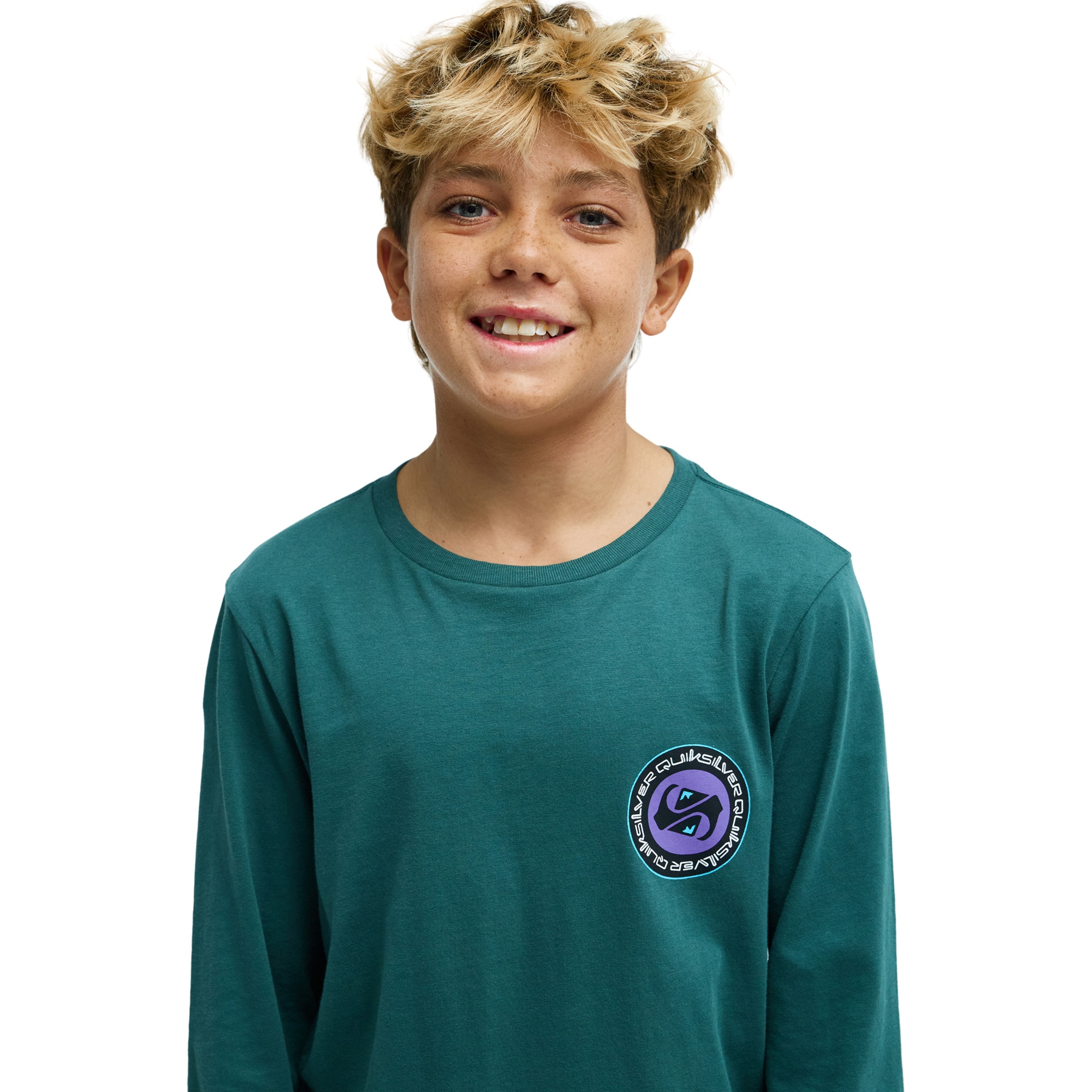 Imagen 4 de Camiseta de niños Ev Duality Quiksilver - Verde Verde