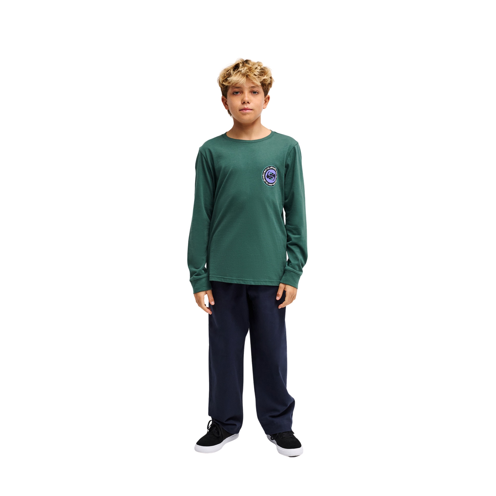 Imagen 5 de Camiseta de niños Ev Duality Quiksilver - Verde Verde