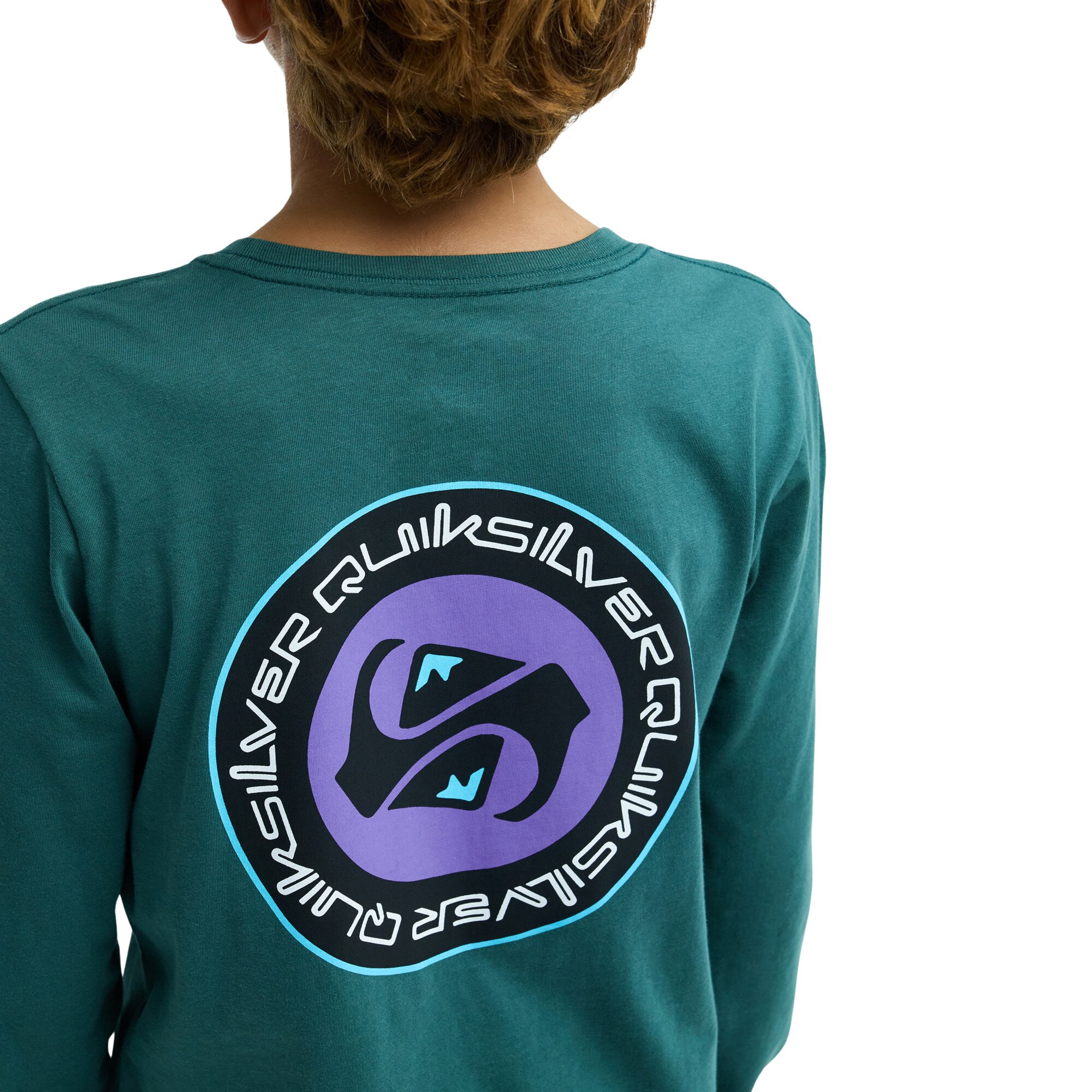 Imagen 6 de Camiseta de niños Ev Duality Quiksilver - Verde Verde