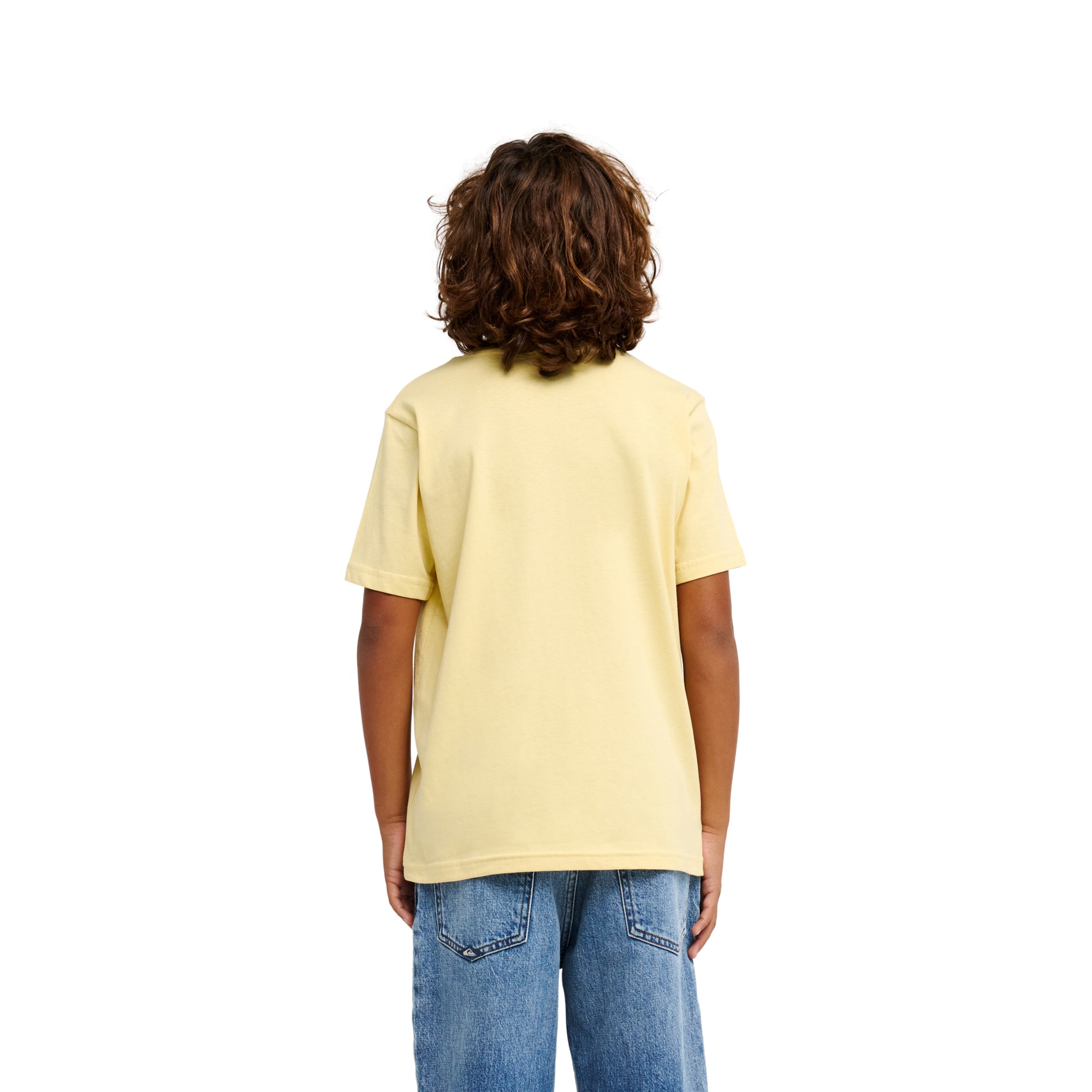 Camiseta de niños Ev Comp Logo Quiksilver - Amarillo Amarillo-2