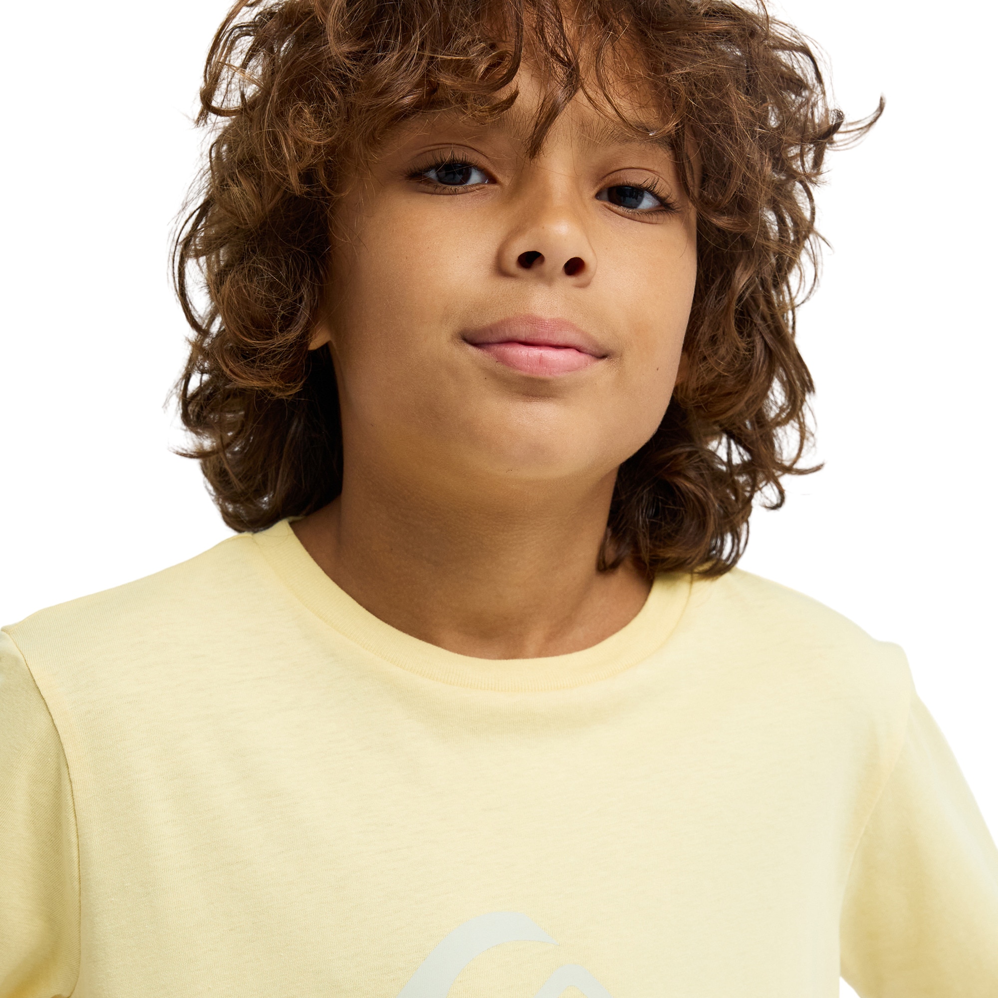 Camiseta de niños Ev Comp Logo Quiksilver - Amarillo Amarillo-4