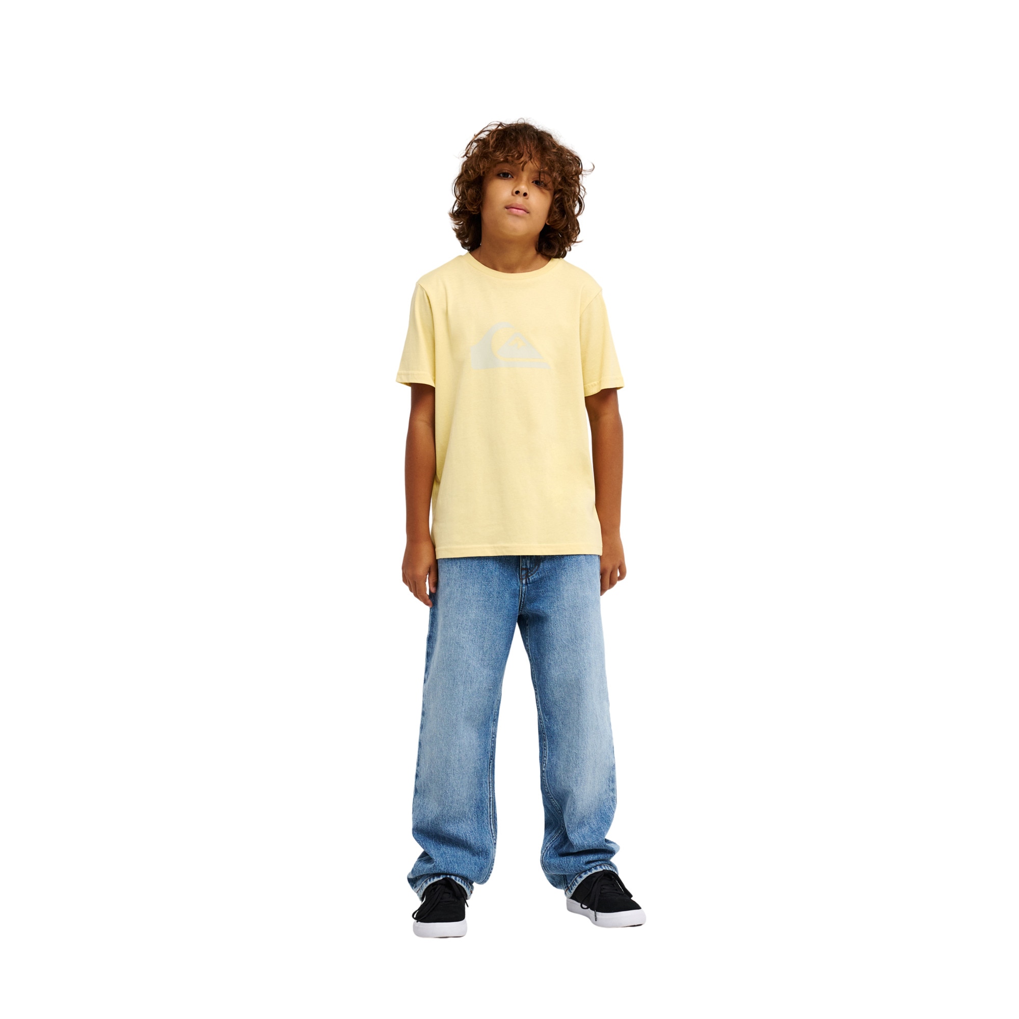 Camiseta de niños Ev Comp Logo Quiksilver - Amarillo Amarillo-5
