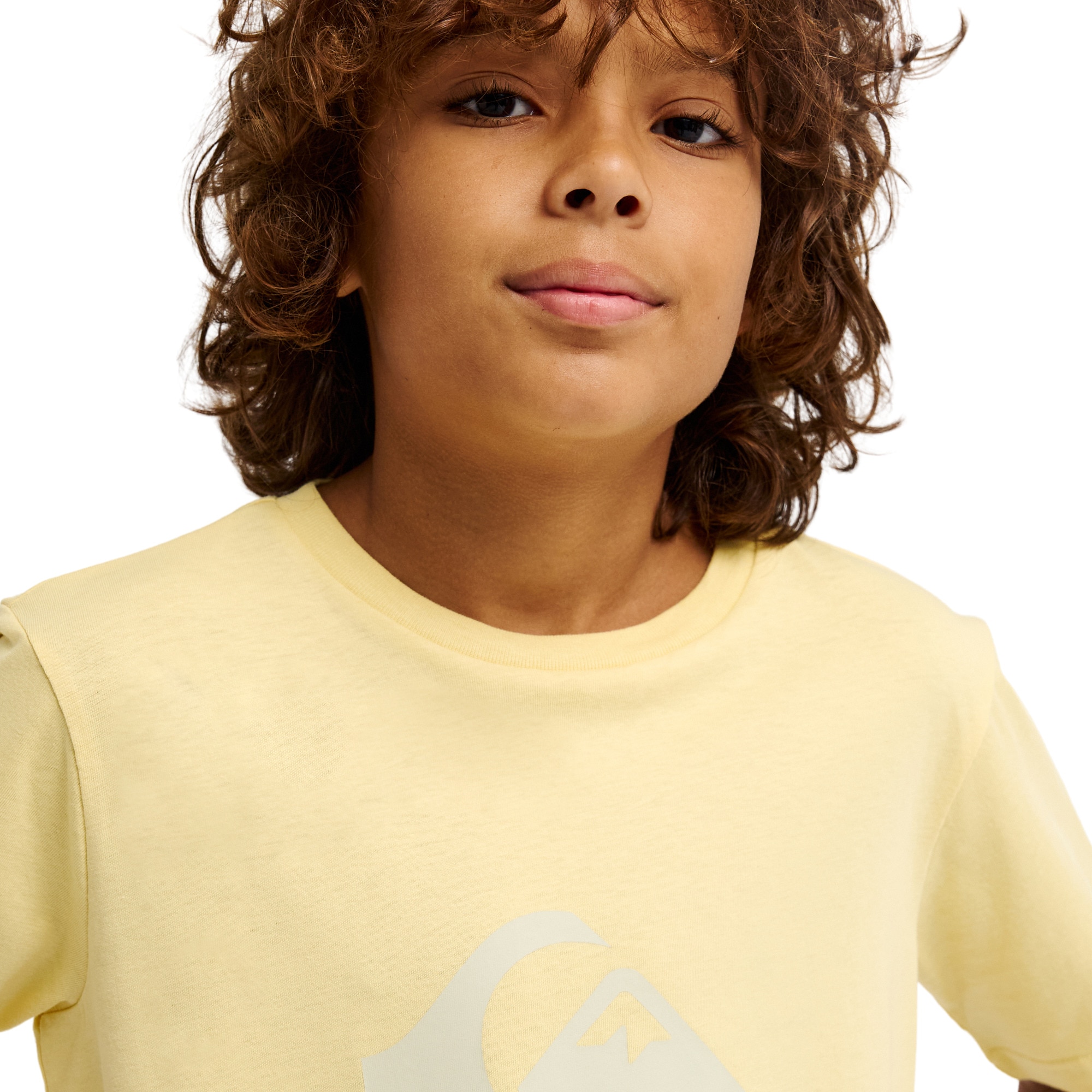 Camiseta de niños Ev Comp Logo Quiksilver - Amarillo Amarillo-6