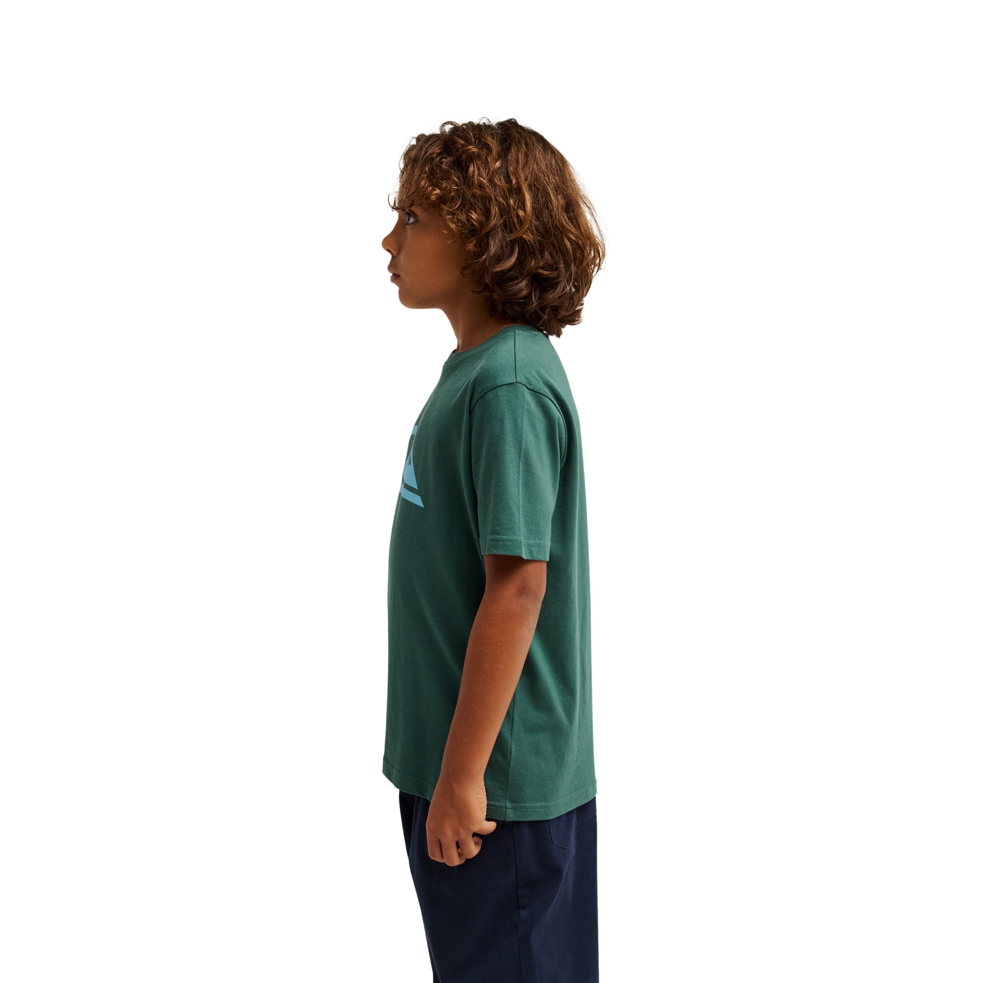 Camiseta de niños Ev Comp Logo Quiksilver - Verde Verde-3