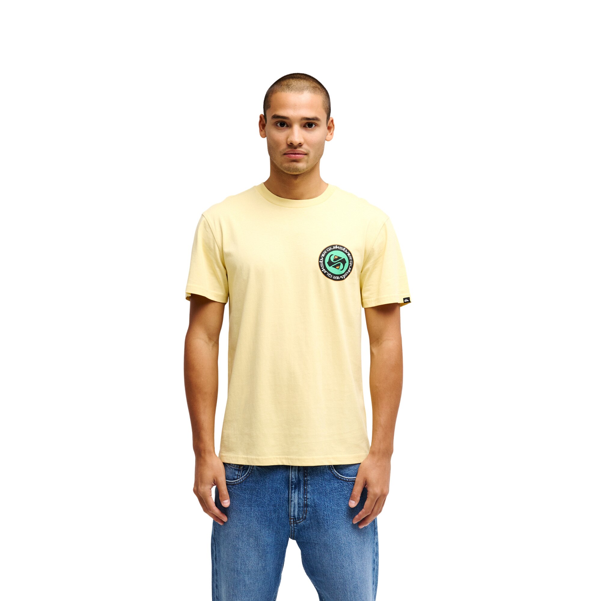 Camiseta de hombre Ev Duality Quiksilver - Amarillo Amarillo-1