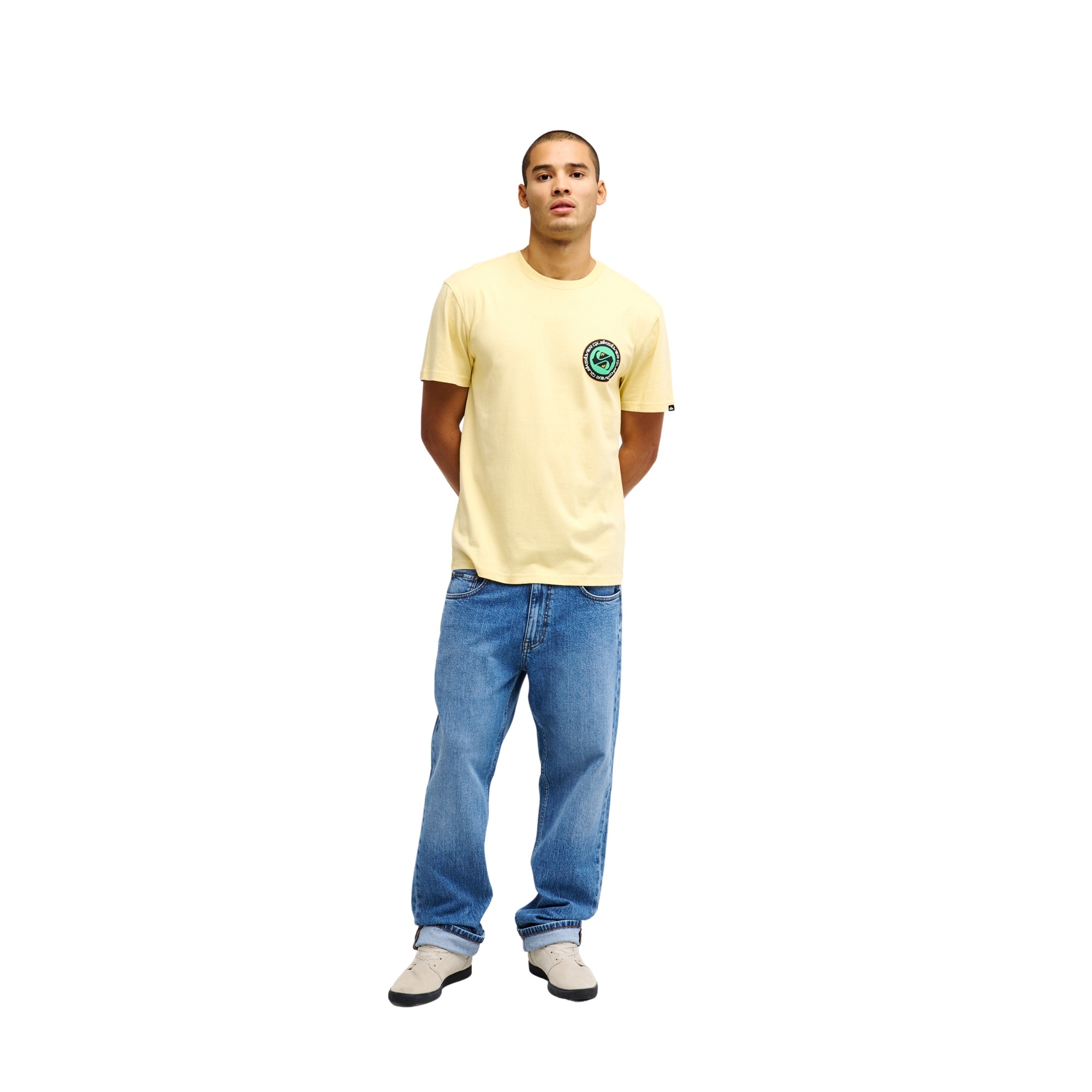 Camiseta de hombre Ev Duality Quiksilver - Amarillo Amarillo-5